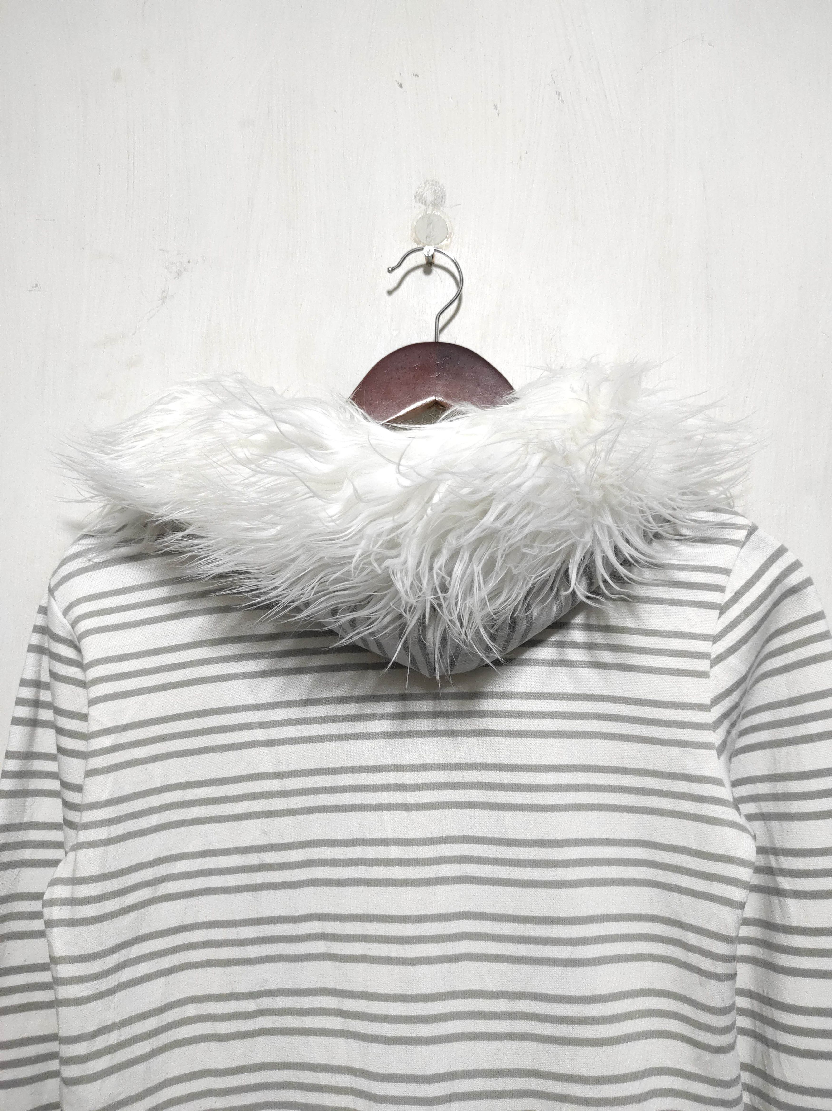 Hysteric Glamour OP Stripe Zip Fur Hoodie LGB IfSixWasNine style Size M / US 6-8 / IT 42-44 - 14 Thumbnail