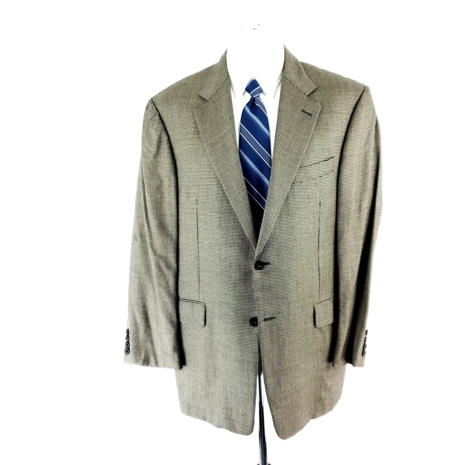 Hickey Freeman Hickey Freeman Wool Silk 2 Button Sport Coat 42R Or Slim Fit Size 42R - 3 Thumbnail