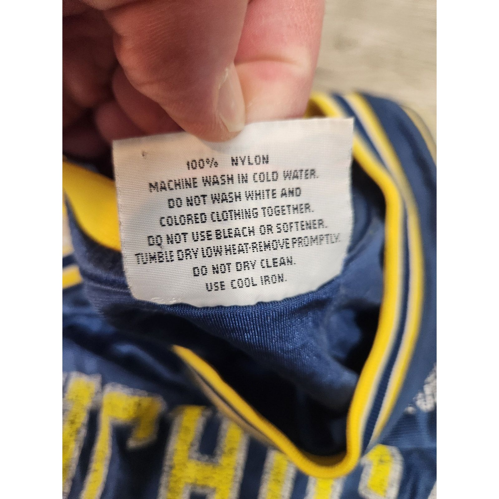 Starter Vintage 90s Starter Michigan Chris Webber Jersey Men's XL Size US XL / EU 56 / 4 - 4 Thumbnail