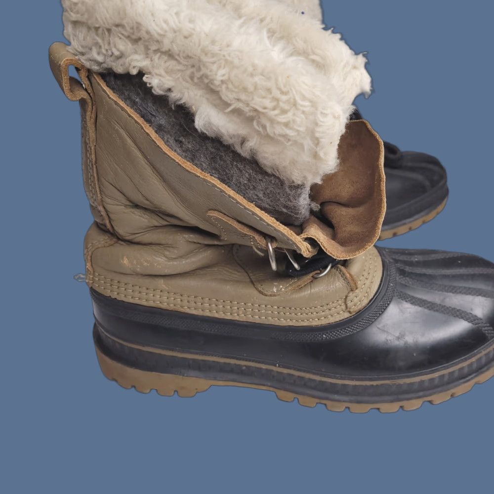 SOREL Sorel Boots Mens 8 Brown Duck Boot Insulated Rubber Warm Winter Waterproof Leather Snow Boot Mens Size US 8 / EU 41 - 1 Thumbnail