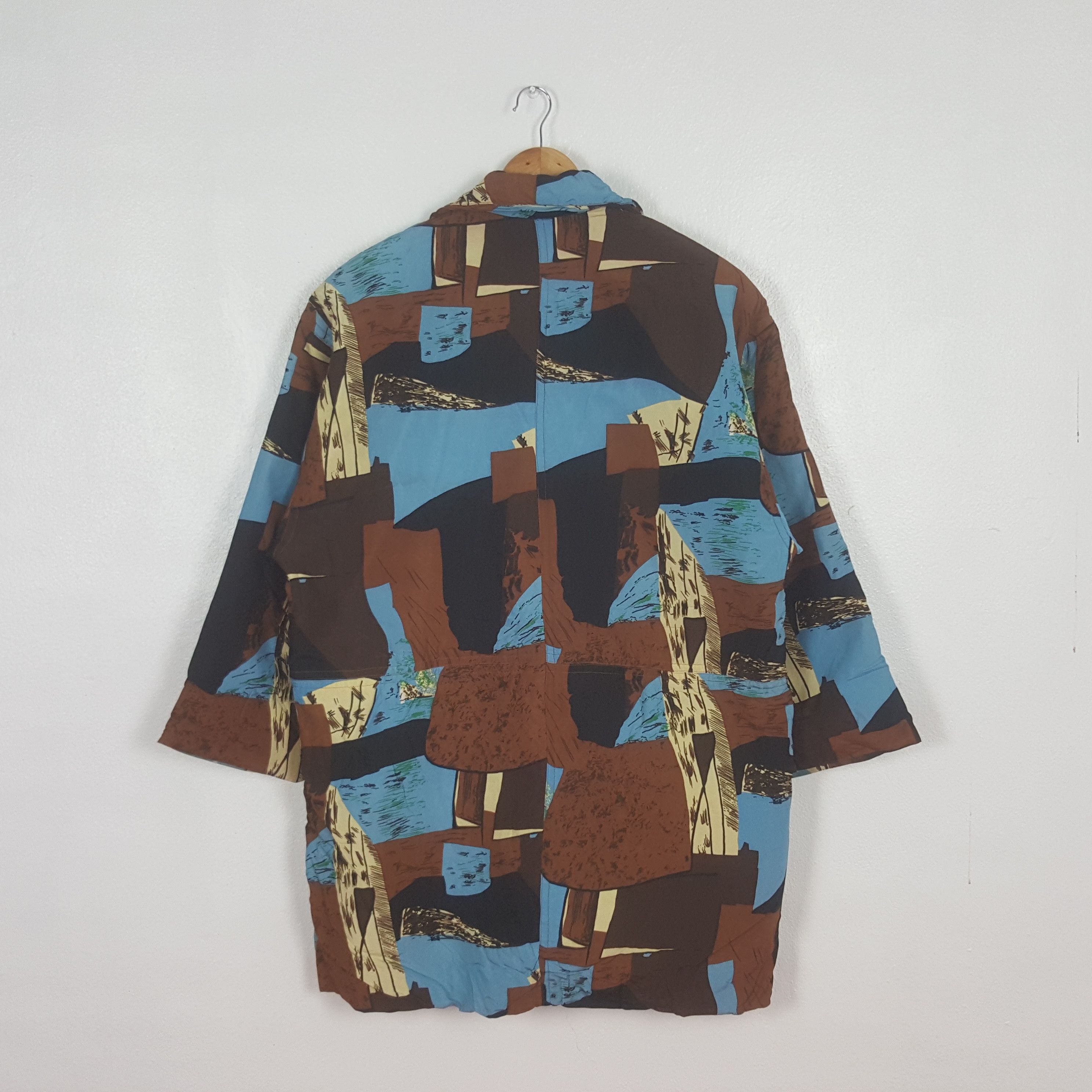 Vintage Vintage Silk Retro Style Jacket C313N10 Size US L / EU 52-54 / 3 - 3 Thumbnail