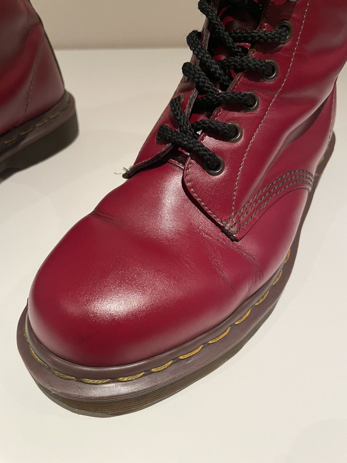 Dr. Martens Dr Martens Red 1460 Made in England Boots Size US 9 / EU 42 - 6 Thumbnail