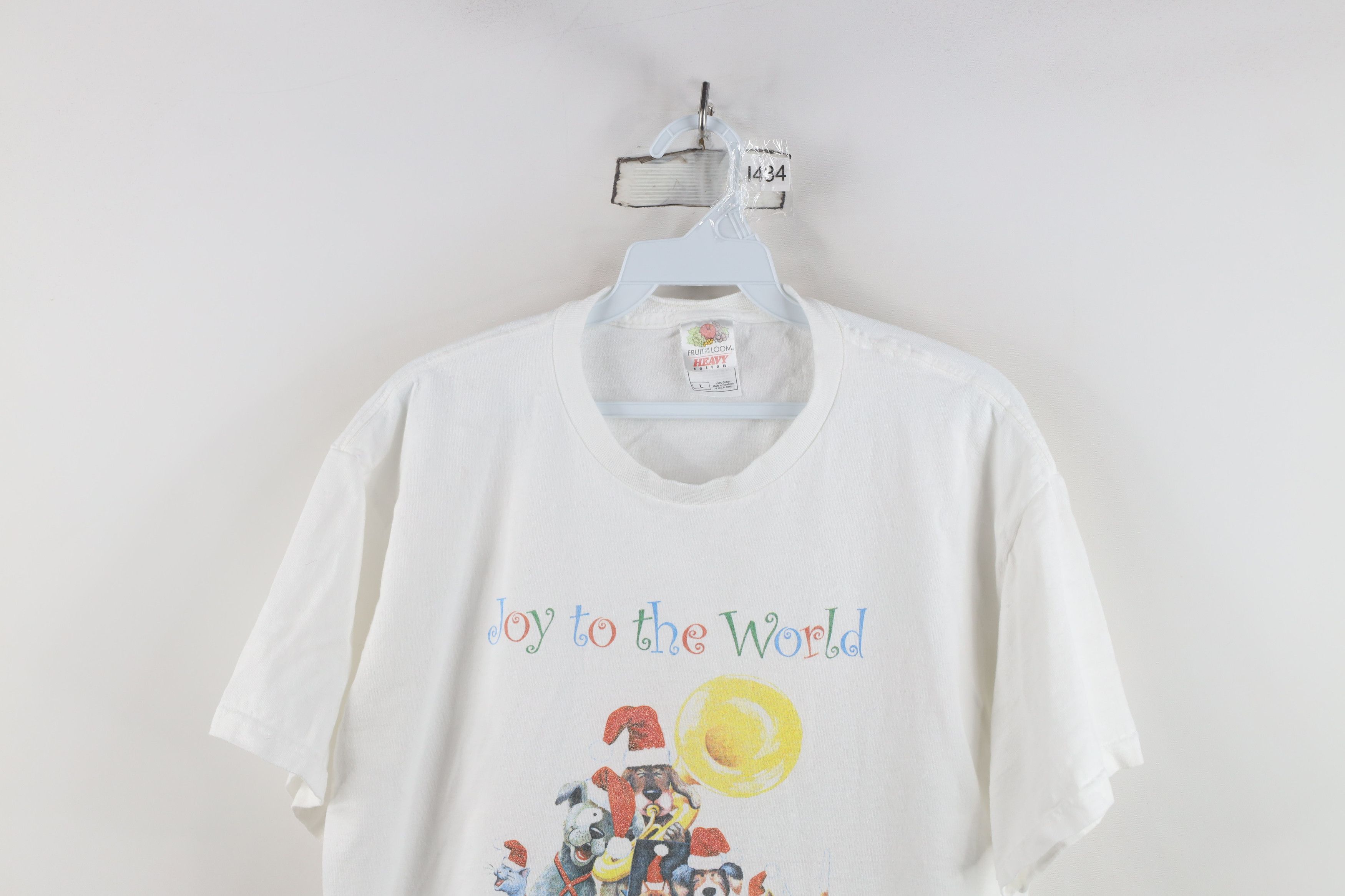 Vintage Vintage Christmas The Humane Society Member Animals T-Shirt Size L / US 10 / IT 46 - 2 Thumbnail