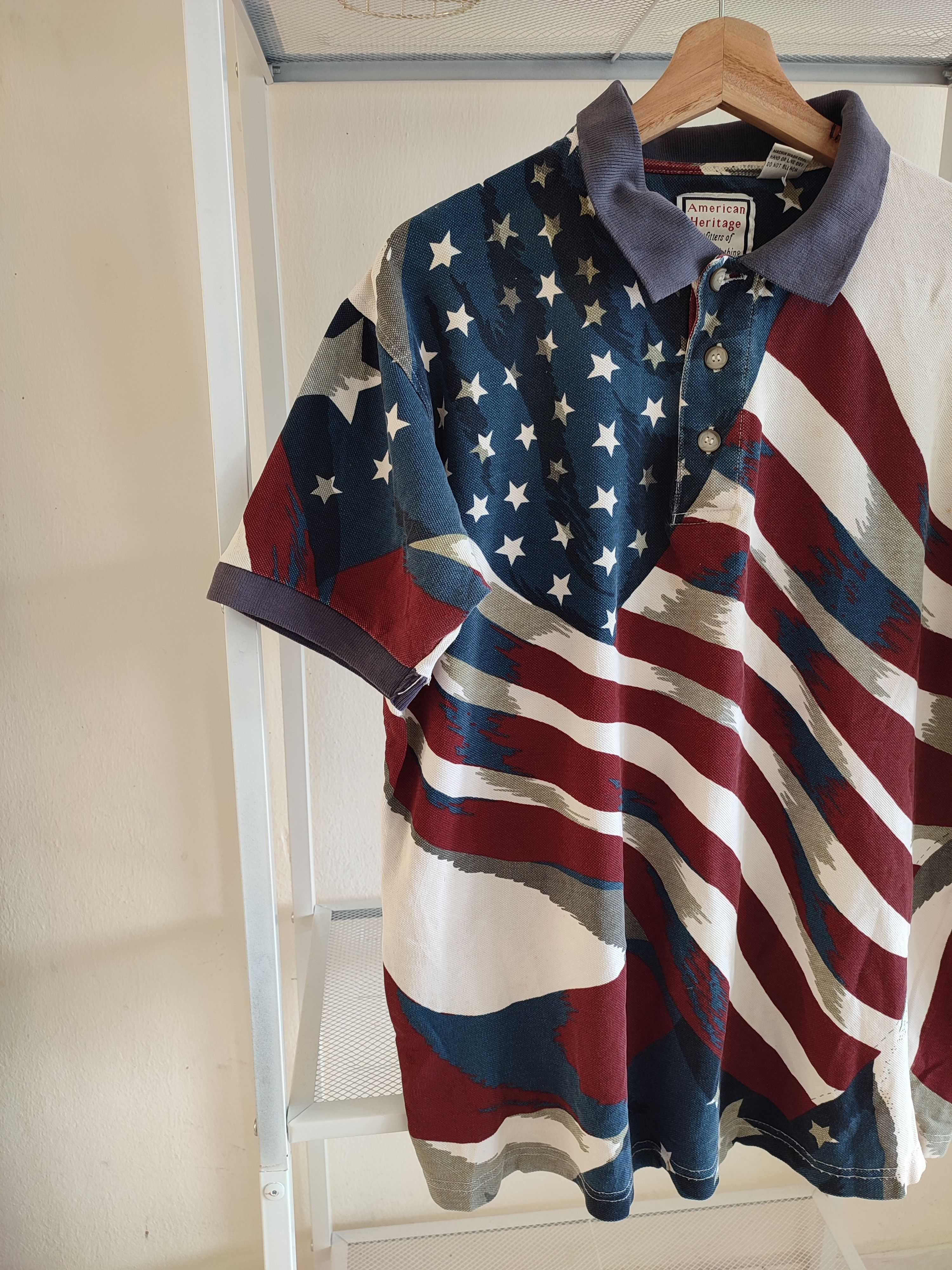 Vintage VINTAGE AMERICAN HERITAGE POLO TEES Size US L / EU 52-54 / 3 - 5 Thumbnail