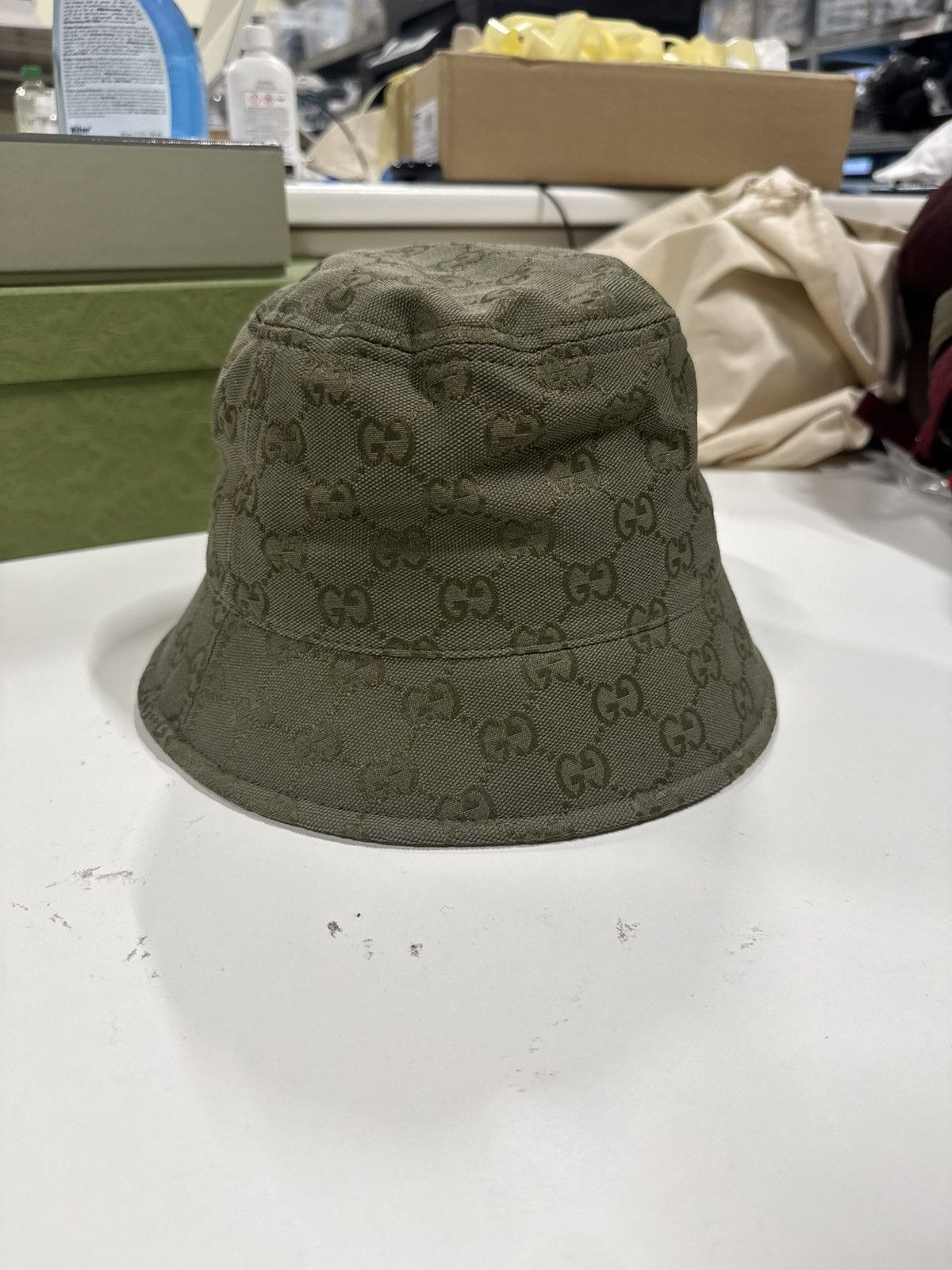 Gucci Gucci GG Monogram Bucket Hat NEW 700$ Size L Size ONE SIZE - 1 Thumbnail