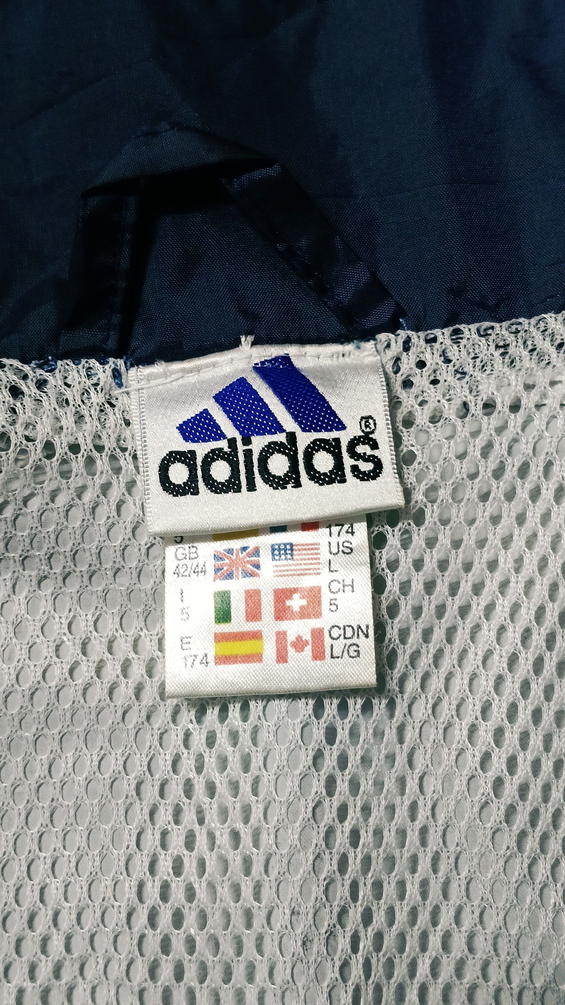 Adidas × Vintage Adidas France 98 World Cup Team France Windbreaker Size US L / EU 52-54 / 3 - 8 Thumbnail