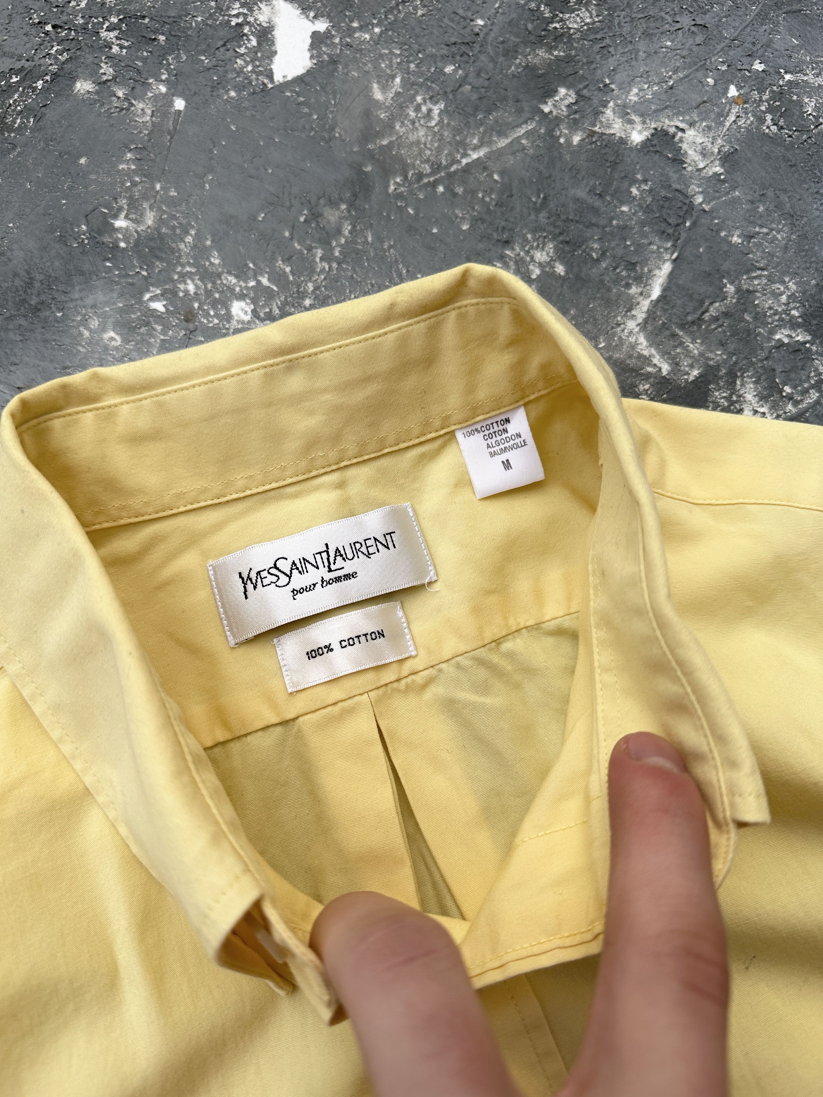 Vintage × Yves Saint Laurent vintage ysl yves saint laurent shirt Size US M / EU 48-50 / 2 - 4 Thumbnail