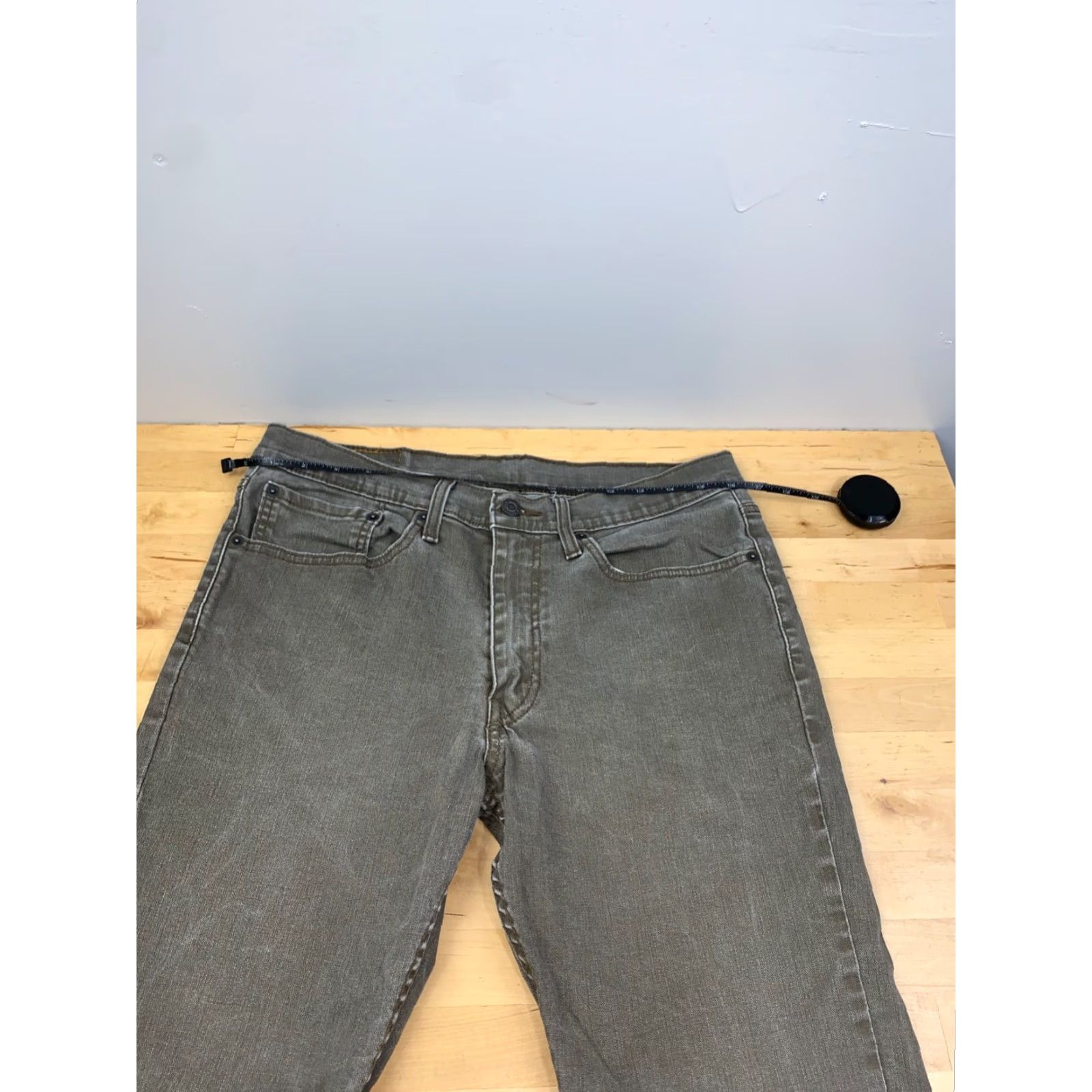 Levi's Levi's Levi's 511 Slim Fit Jeans Mens 34x27 Gray Green Denim Regular Straight 34 Inseam 27 Medium Vintage No Facilities 9258 Size US 34 / EU 50 - 7 Thumbnail