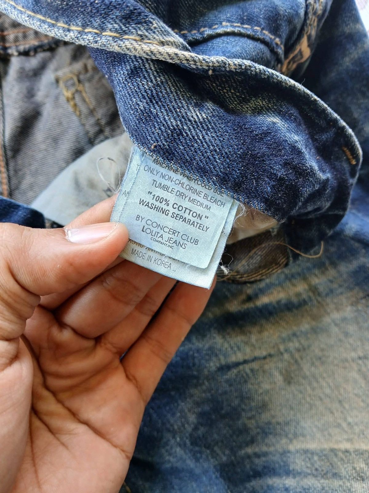 If Six Was Nine YOSHITOMO NARA LOLITA DENIM JEANS Size US 36 / EU 52 - 7 Thumbnail