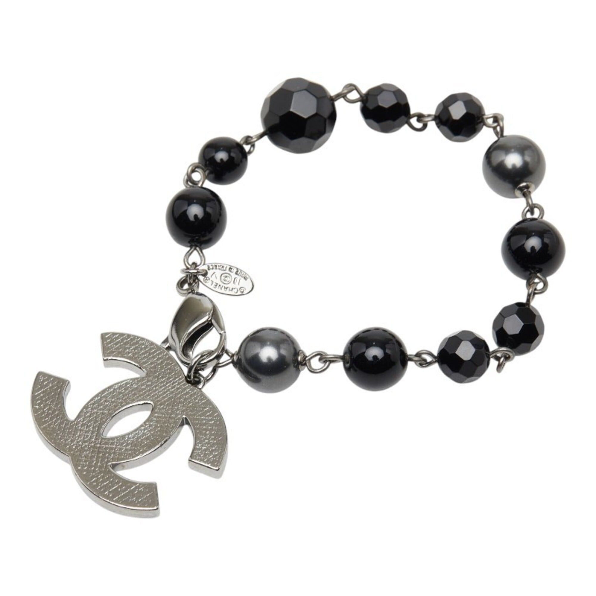 Chanel Chanel Coco Mark Bracelet 10V Silver Women's CHANEL Size ONE SIZE - 1 Thumbnail