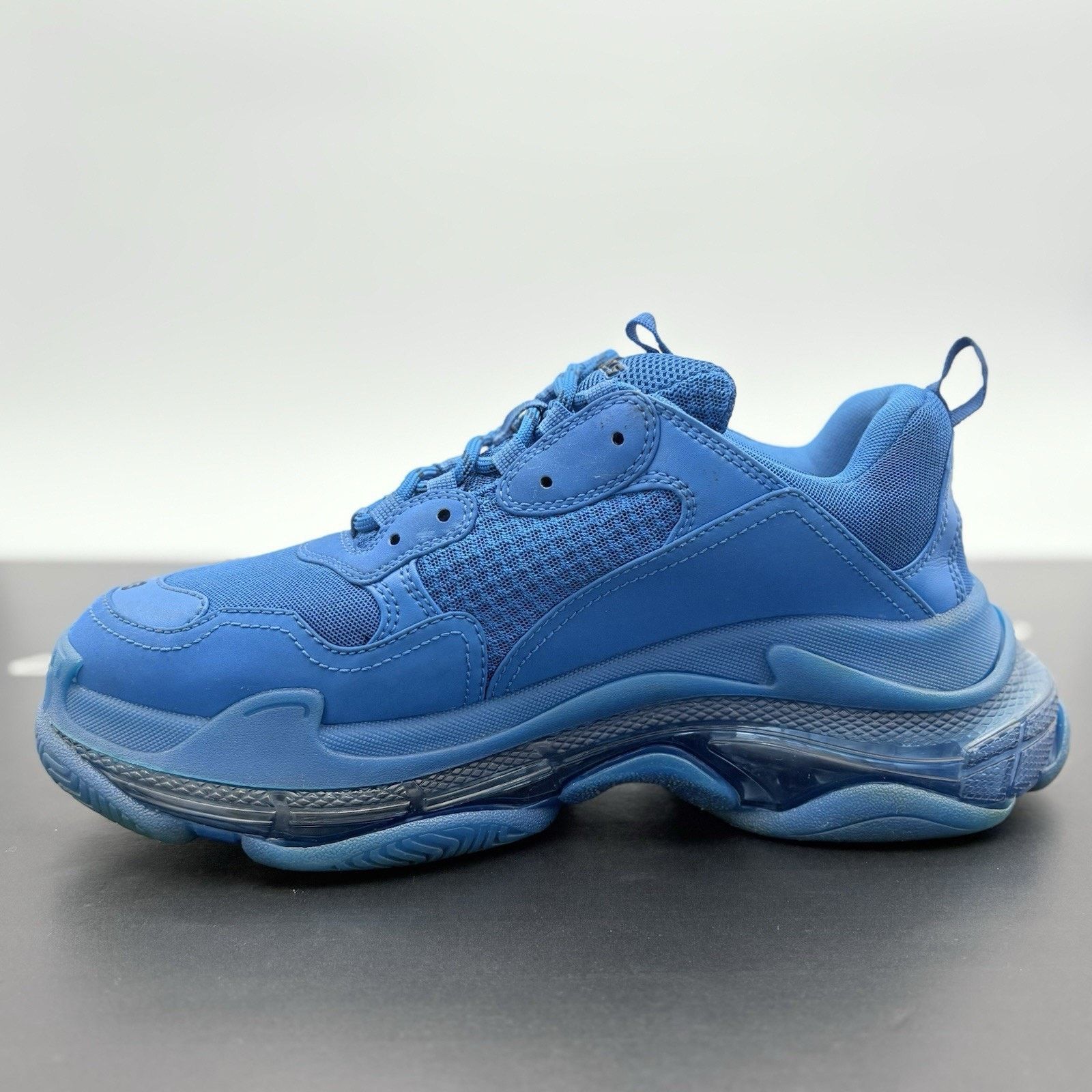 Balenciaga Balenciaga Triple S Clear Sole ' Blue ' | GREAT CONDITION! Size US 10 / EU 43 - 4 Thumbnail
