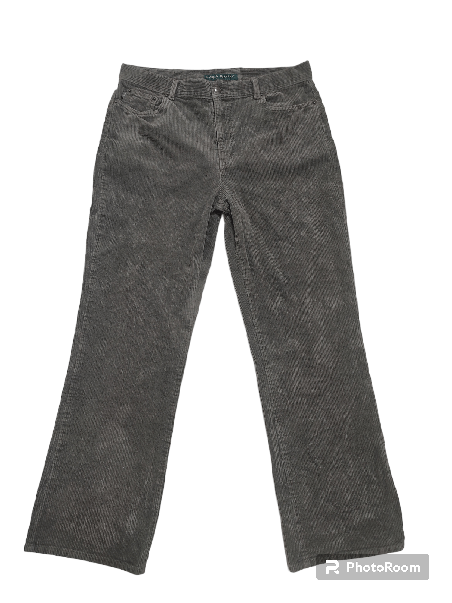 image of Corduroi Club x Polo Ralph Lauren Steal Ralph Laurent Corduroy Jeans in Grey, Men's (Size 32)