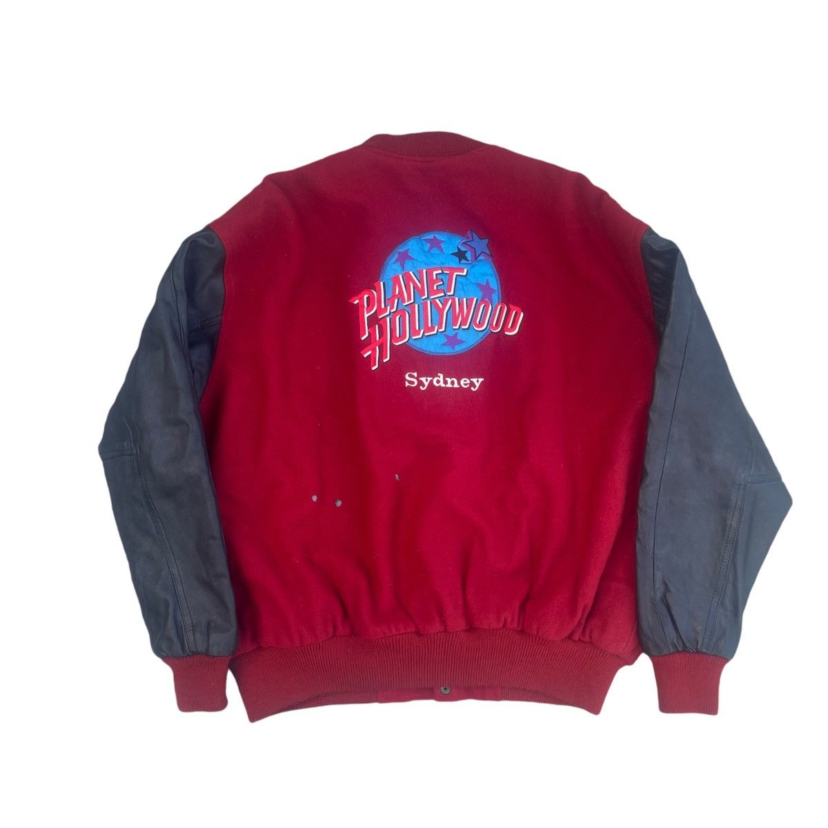 Vintage VINTAGE 1998 PLANET HOLLYWOOD SYDNEY VARSITY JACKET Size US M / EU 48-50 / 2 - 1 Thumbnail
