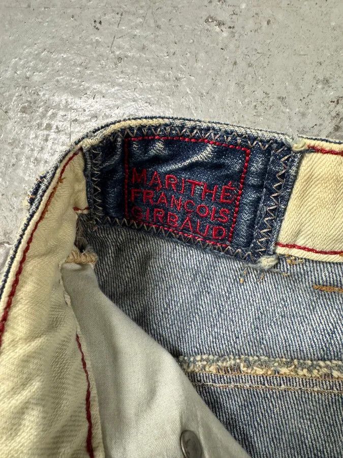 2000s Marithe + Francois Girbaud Blue Faded Jeans