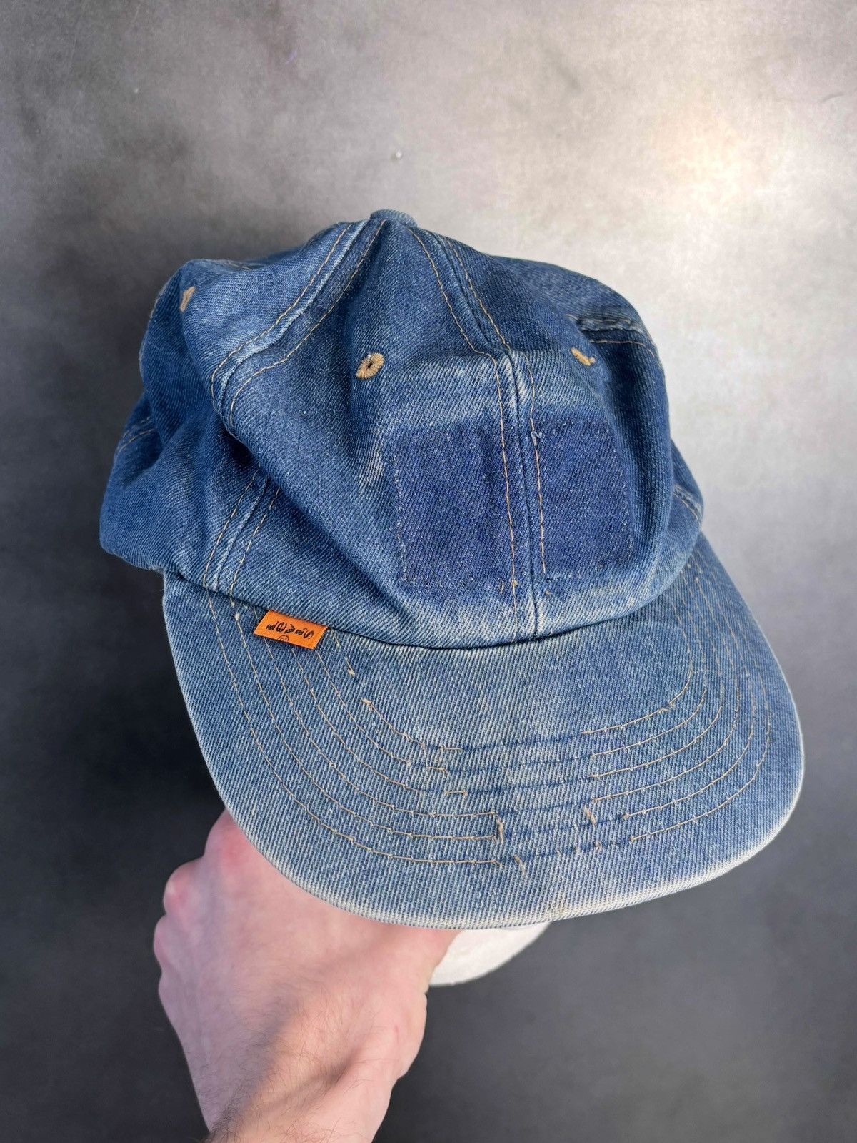 Levi's Vintage Levi's Hat Orange Tab 80s Denim Baseball Snapback Size ONE SIZE - 3 Thumbnail