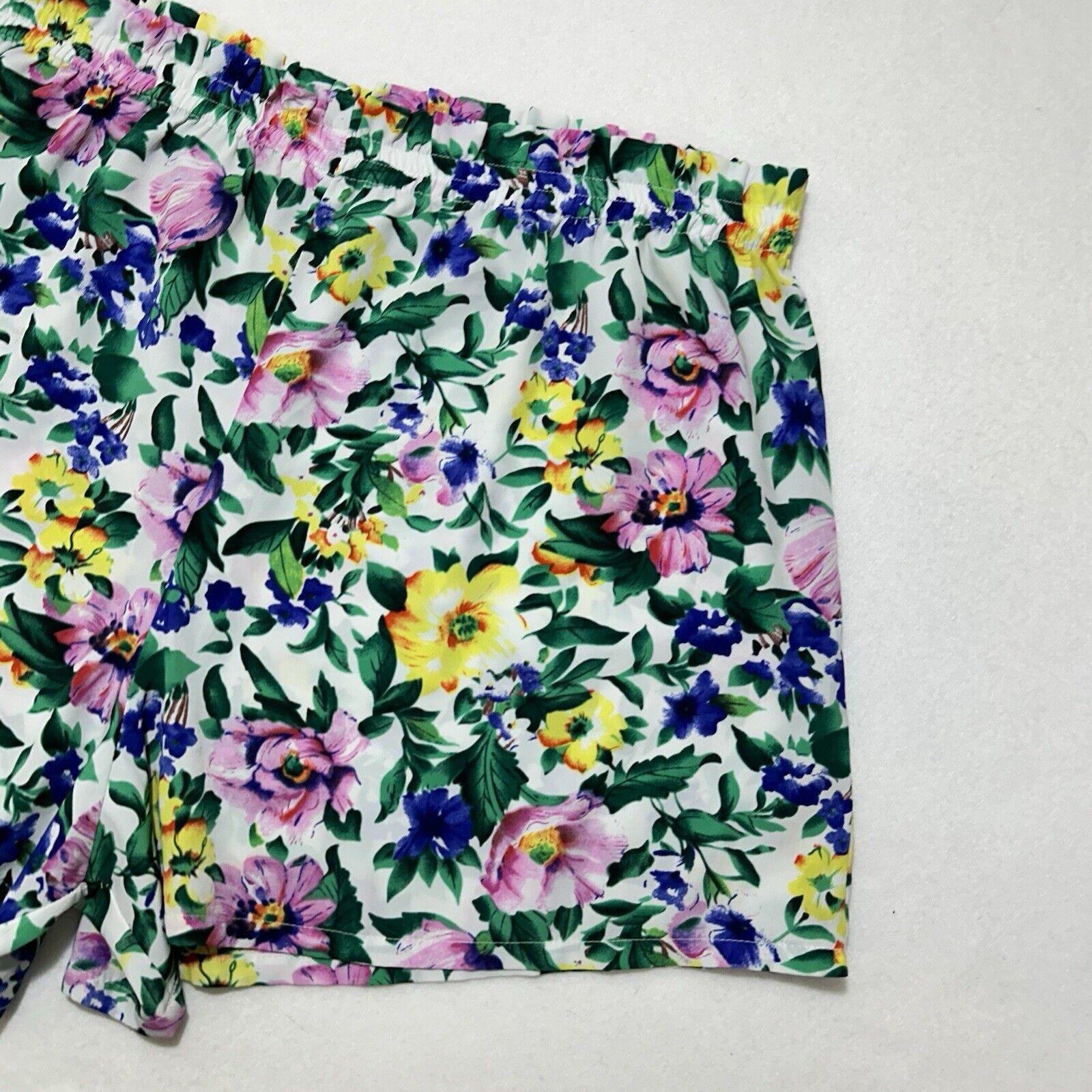 Victoria's Secret Vintage Victoria's Secret Small Sleep Pajama Shorts Floral Size 28" / US 6 / IT 42 - 3 Thumbnail
