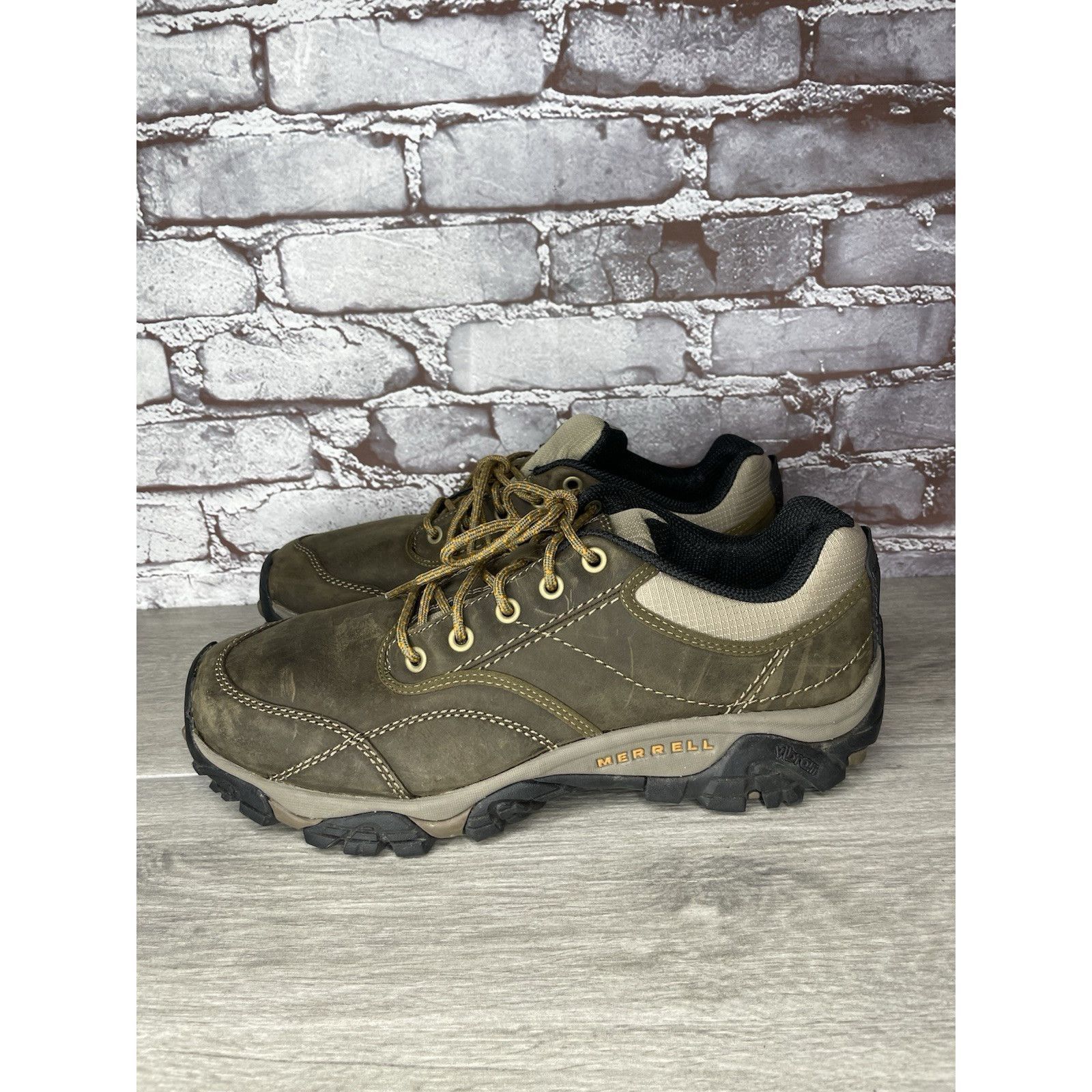 Merrell Merrell Kangaroo Performance Leather Trail Hiking Shoes Vibr Size US 12 / EU 45 - 1 Thumbnail