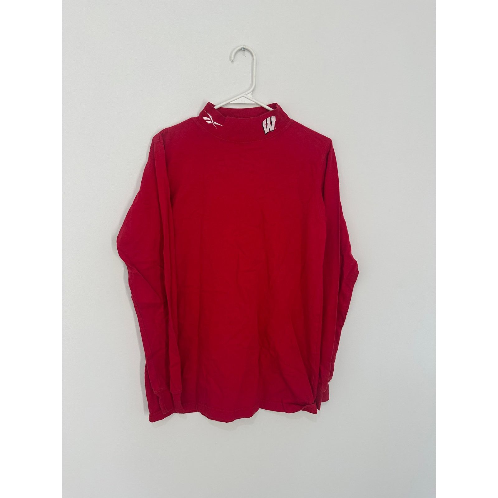 NCAA × Reebok × Vintage Vintage Reebok Wisconsin Badgers Turtleneck - Large Size US L / EU 52-54 / 3 - 1 Thumbnail