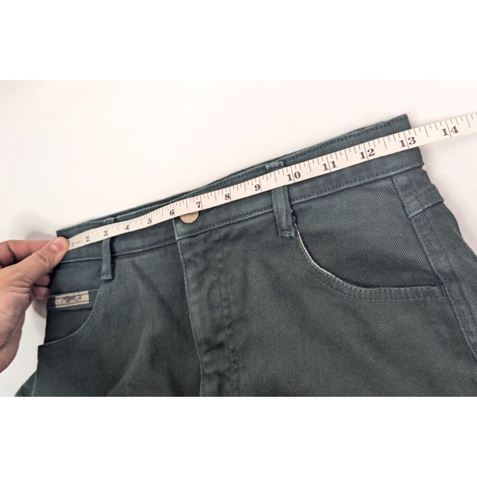 Roper VINTAGE Roper Jeans Womens 9/10 Denim Green USA Made Size 30" / US 8 / IT 44 - 7 Thumbnail
