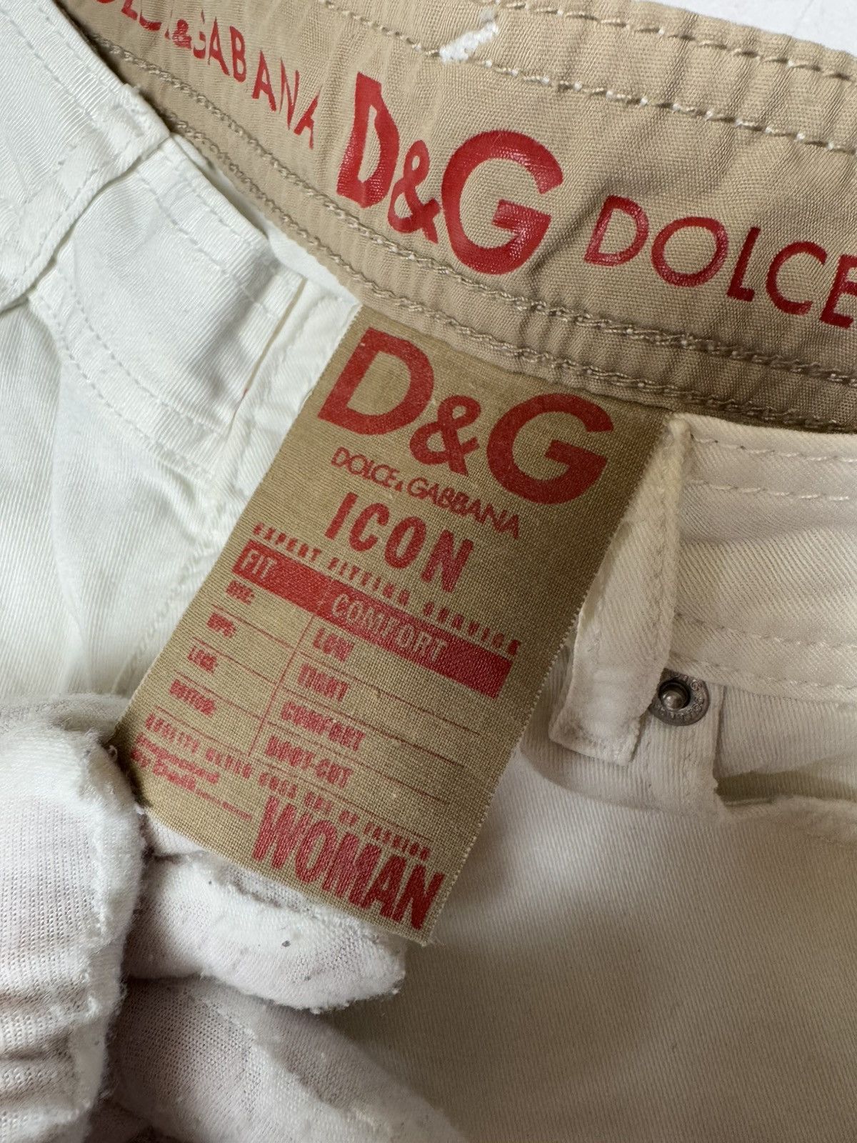 Dolce & Gabbana × Vintage Dolce & Gabbana Pants Vintage Size 28" / US 6 / IT 42 - 6 Thumbnail