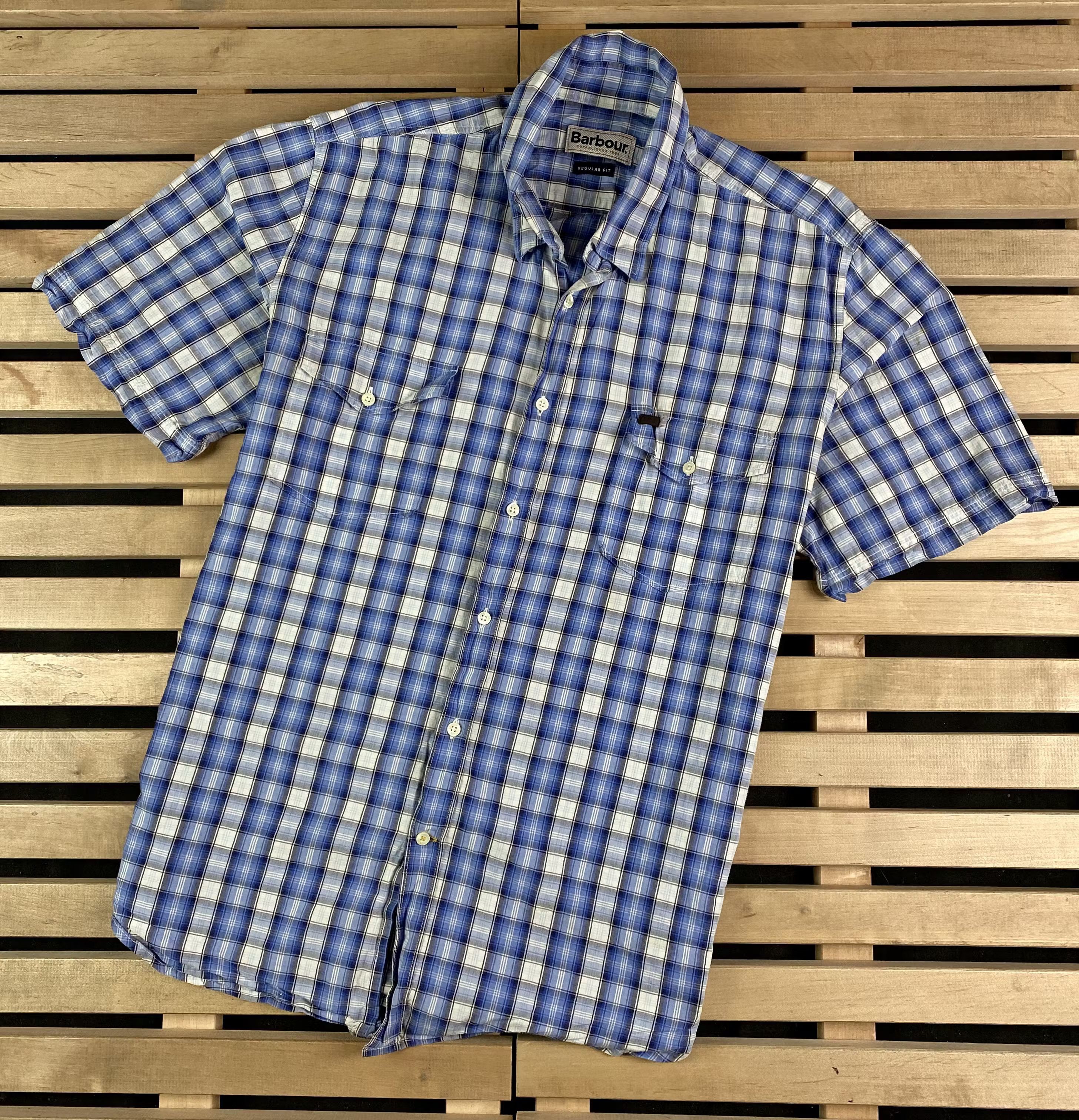 Barbour Mens Shirt Short Sleeve Barbour Size L Size US L / EU 52-54 / 3 - 1 Thumbnail