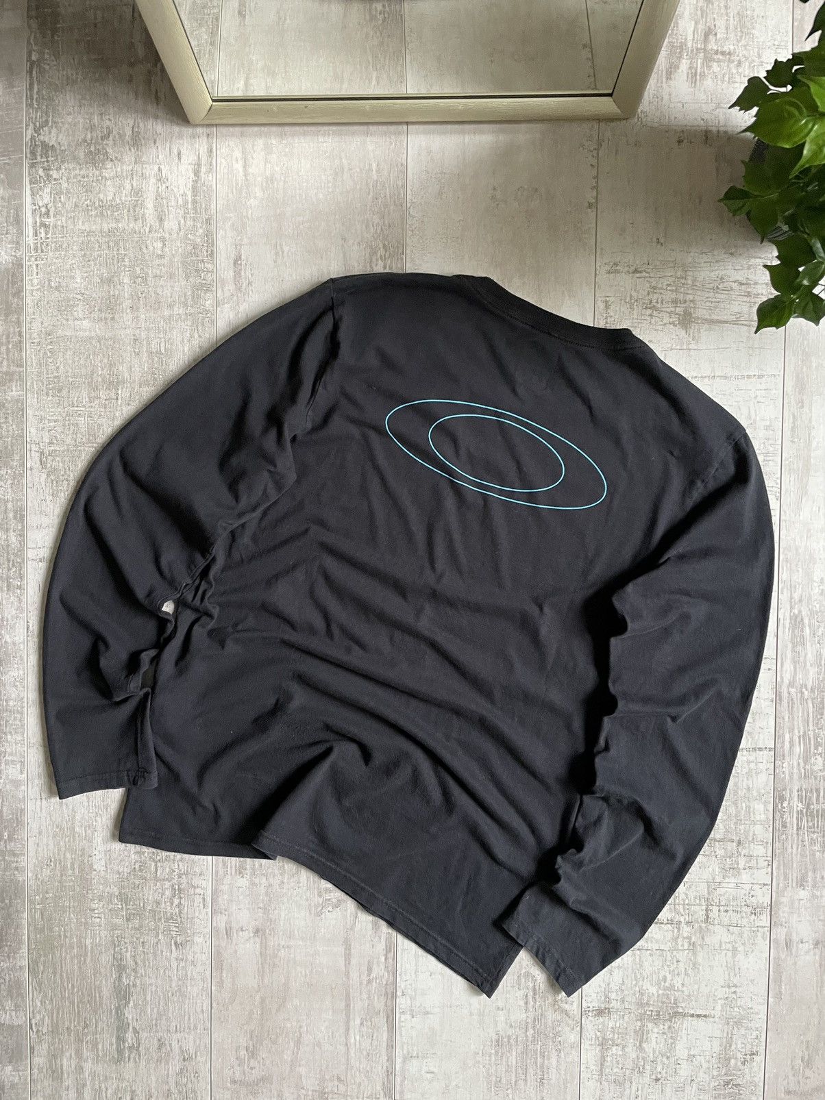 Oakley × Vintage Oakley Long Sleeve Vintage Y2K 00’s Big Printed Logo Size US S / EU 44-46 / 1 - 6 Thumbnail