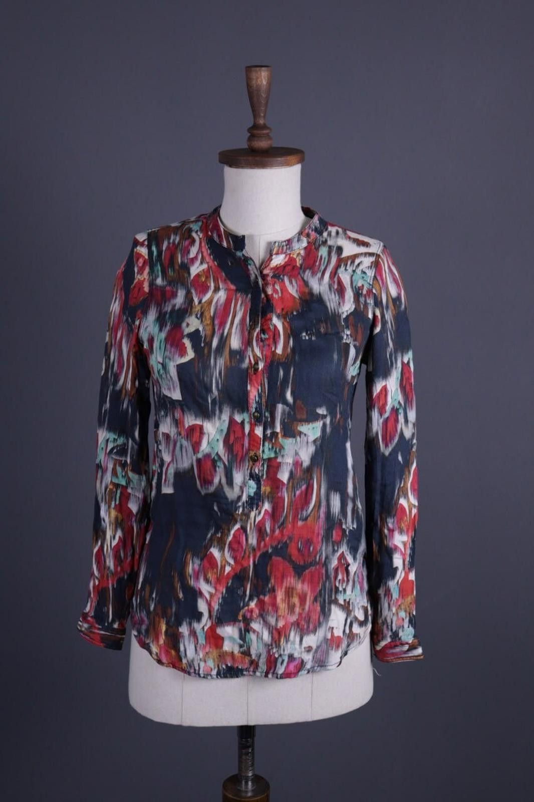 Designer Emily Van Den Bergh Multicolor Henley Shirt Size 36 / S Size M / US 6-8 / IT 42-44 - 1 Thumbnail