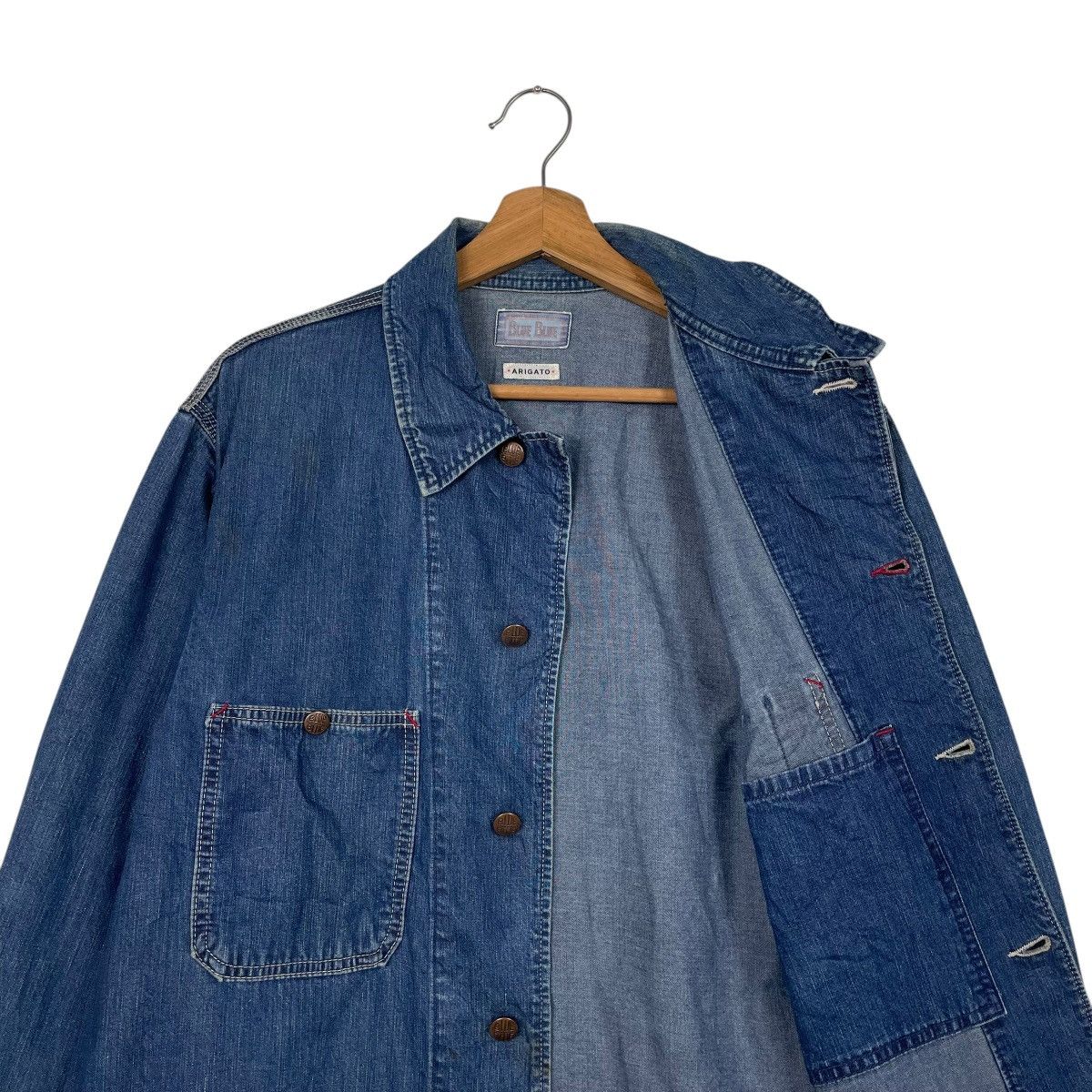 Blue Blue Japan Blue Blue Japan Arigato Workwear Denim Jacket Size US M / EU 48-50 / 2 - 10 Thumbnail