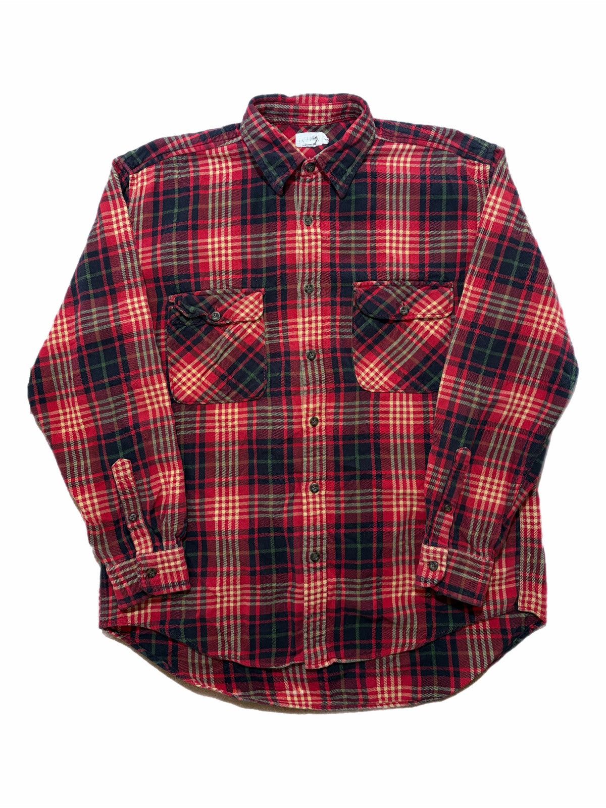 J.Crew J.Crew Shirt Men Plaid Flannel Button Down Oarsman Vintage Size US M / EU 48-50 / 2 - 1 Thumbnail