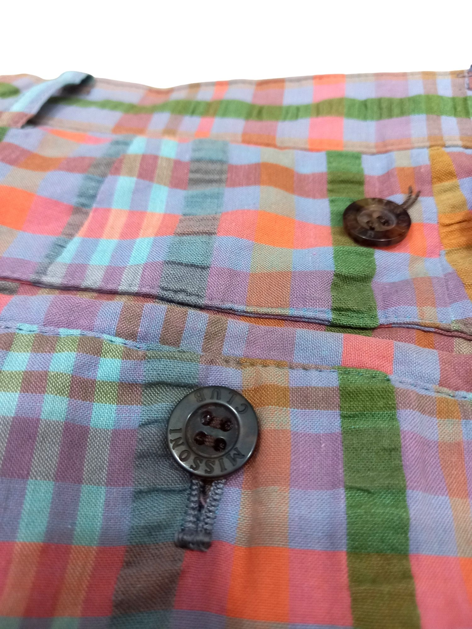 Missoni Rare! Vintage Missoni Club Vibrant Checkered Golf Pants Size US 31 - 6 Thumbnail