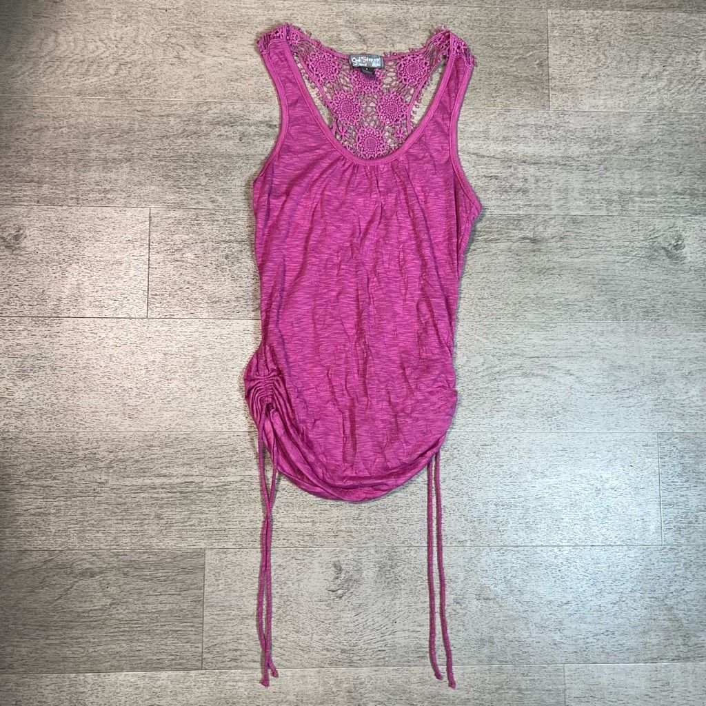 Shein One Step Up, Rebellious One, Shein Tank Tops, Crop Top, Tie Up Tank, Size Small Size S / US 4 / IT 40 - 3 Thumbnail
