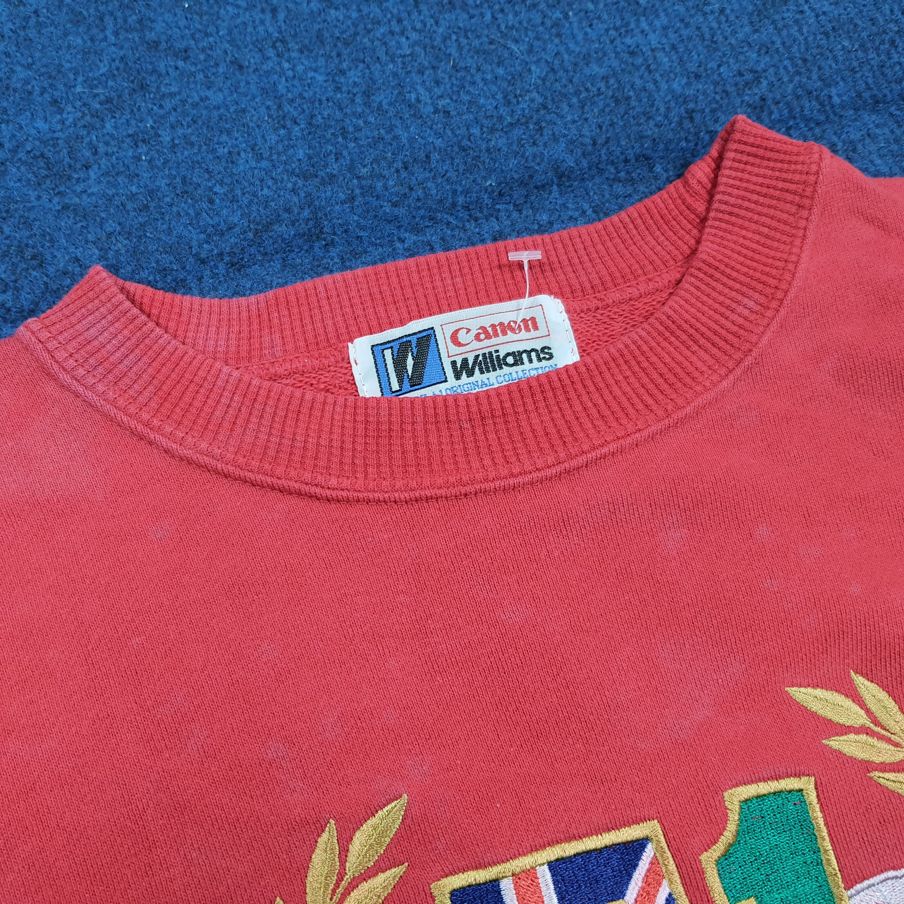 Canon Vintage Canon Williams Team F1 Racing Spirit Pullover C295N6 Size US M / EU 48-50 / 2 - 6 Thumbnail