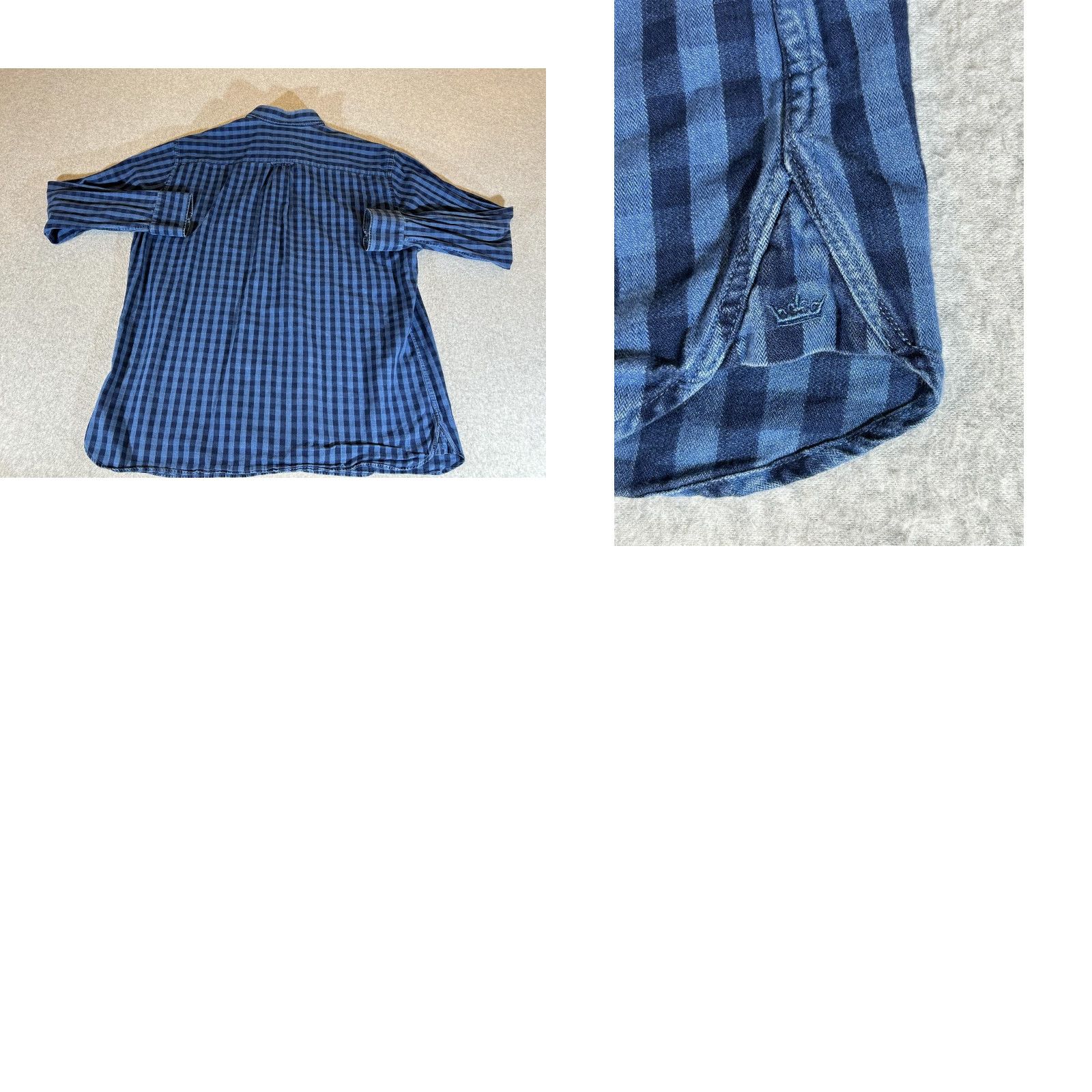 Peter Millar Peter Millar Shirt Mens XL Blue Check Button Long Sleeve Office Golf Cotton Shirt Size US XL / EU 56 / 4 - 8 Thumbnail