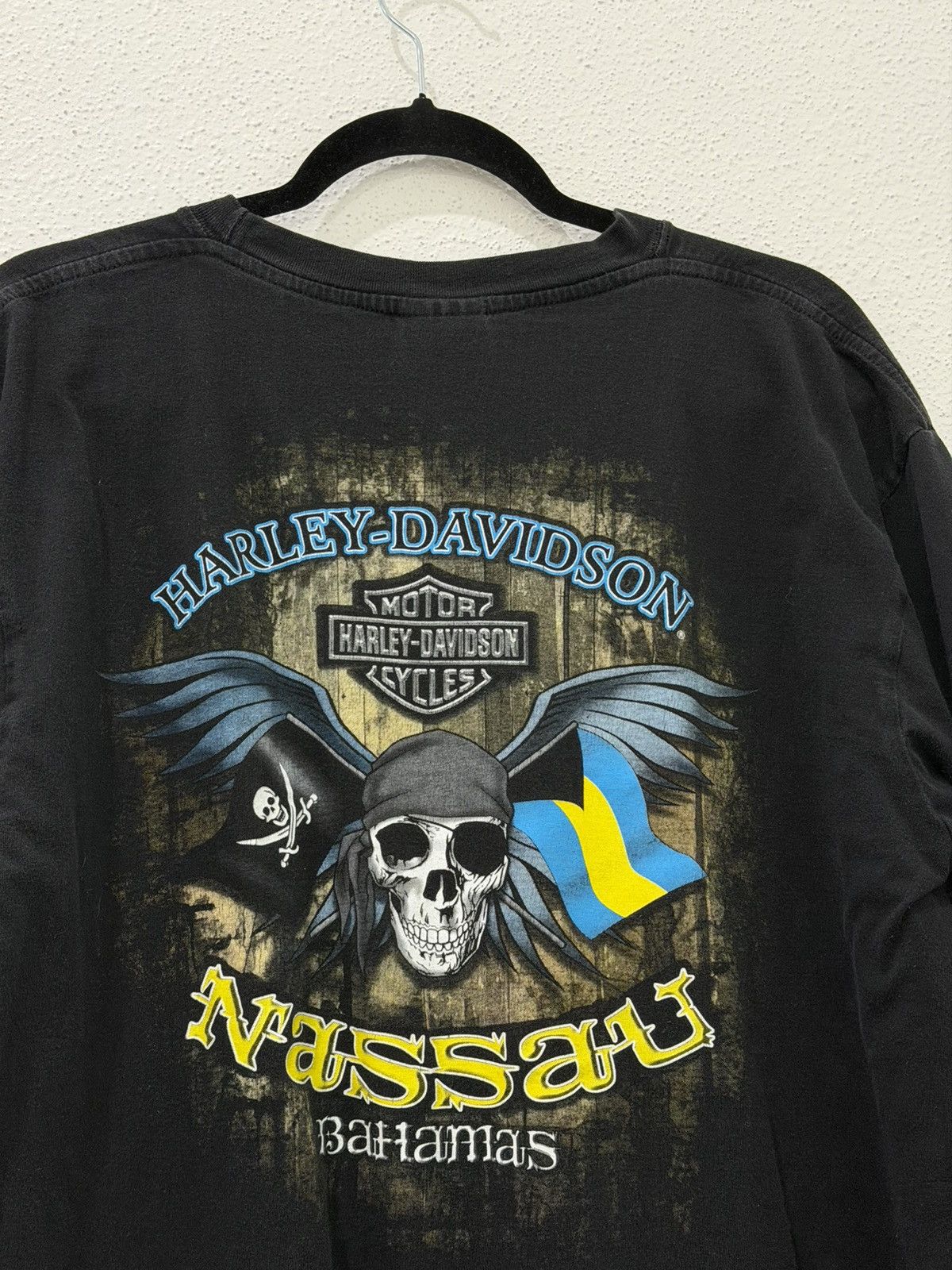 Harley Davidson Harley Davidson Nassau Bahamas Tshirt Pirate Skull Size XL Size US XL / EU 56 / 4 - 5 Thumbnail
