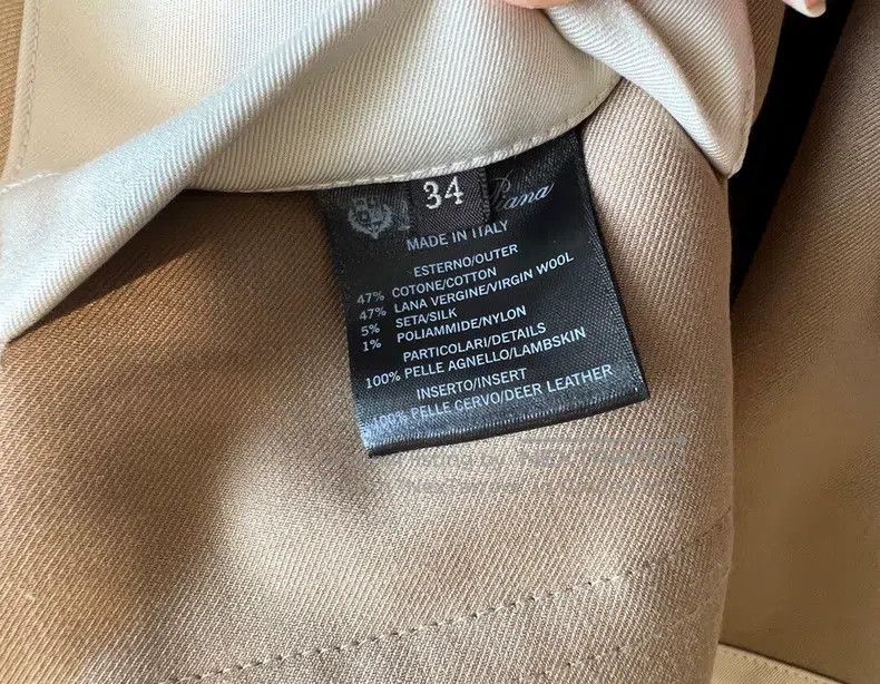 Loro Piana Loro Piana Women's Trench Coat Size XXS / US 00 / IT 34 - 7 Thumbnail
