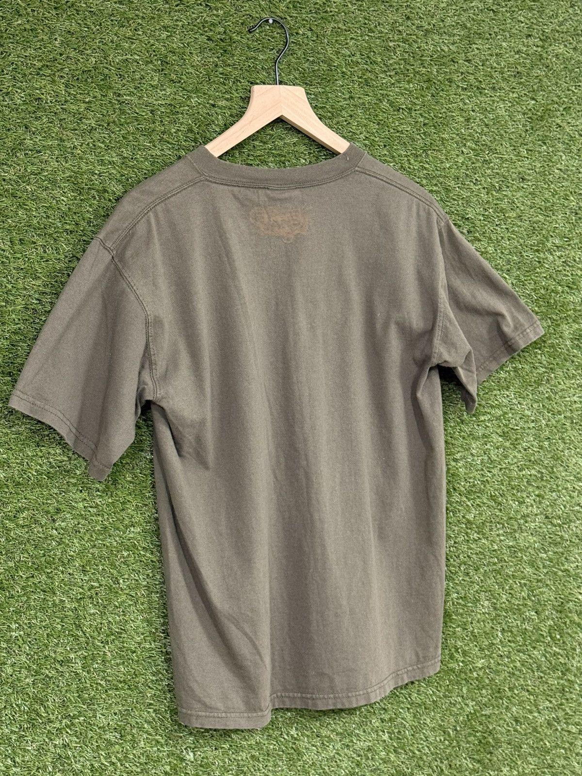 Vans Vintage Vans Snake Python Logo Skate Forest Olive Tee Size US M / EU 48-50 / 2 - 4 Thumbnail