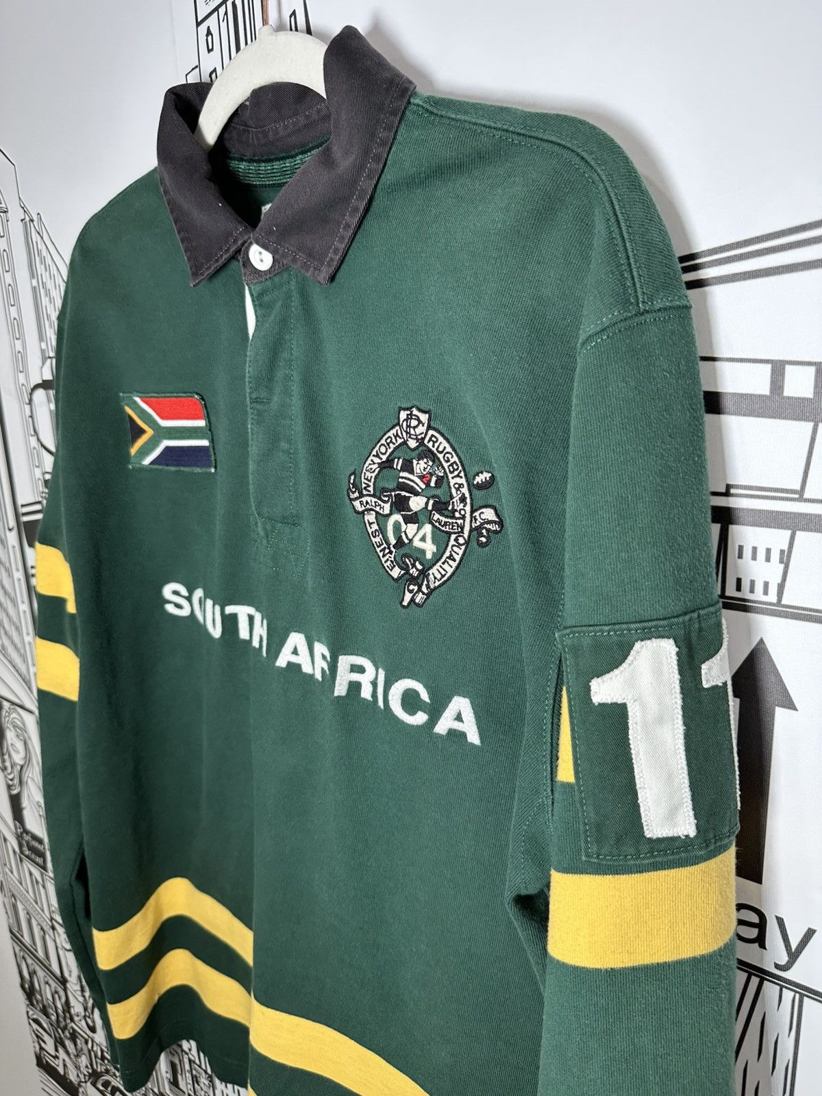 Rugby Ralph Lauren Rugby Ralph Lauren South Africa Kicker Crest Rugby Green L Size US L / EU 52-54 / 3 - 2 Thumbnail
