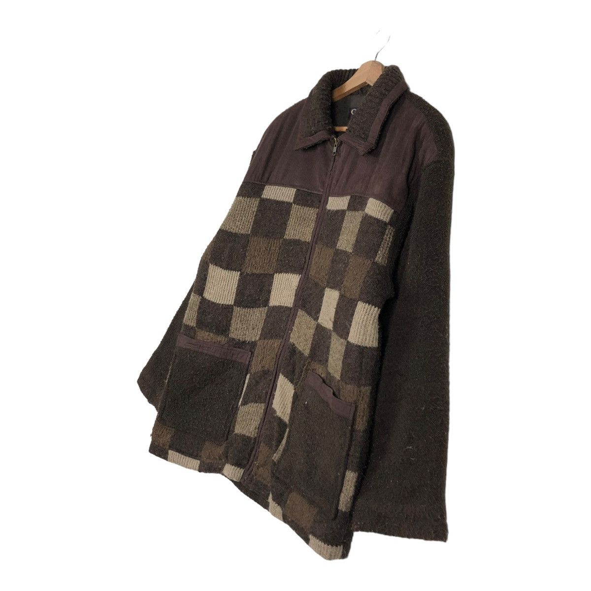 Japanese Brand 🔥VINTAGE BOMBER CARDIGAN JACKET CARLO VALENTINO ISSEY MIYAKE Size US L / EU 52-54 / 3 - 2 Thumbnail