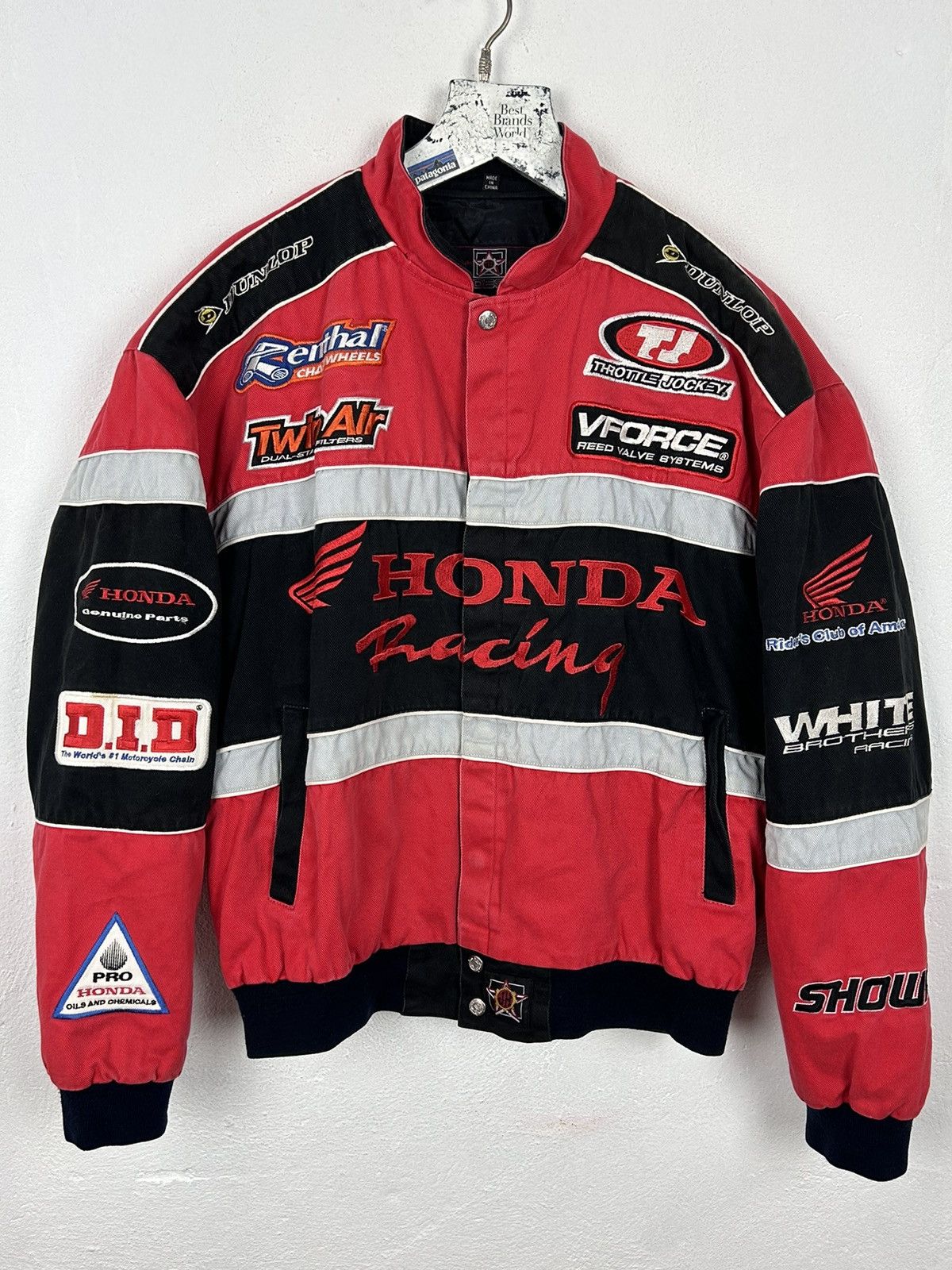 Honda 90s Vintage Honda Racing Woody Woodpecker Embroidery Jacket | Grailed