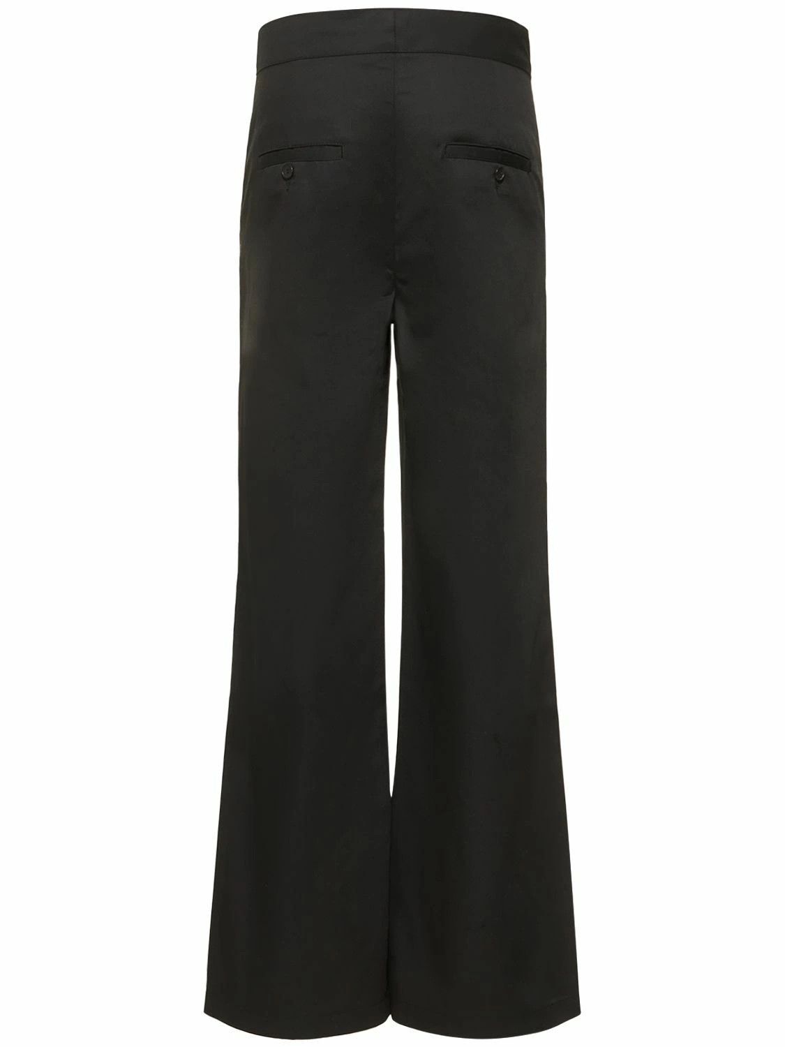 Palm Angels o1mle0425 Reversed Waistband Chino Pant in Black & White Size 26" / US 2 / IT 38 - 2 Thumbnail