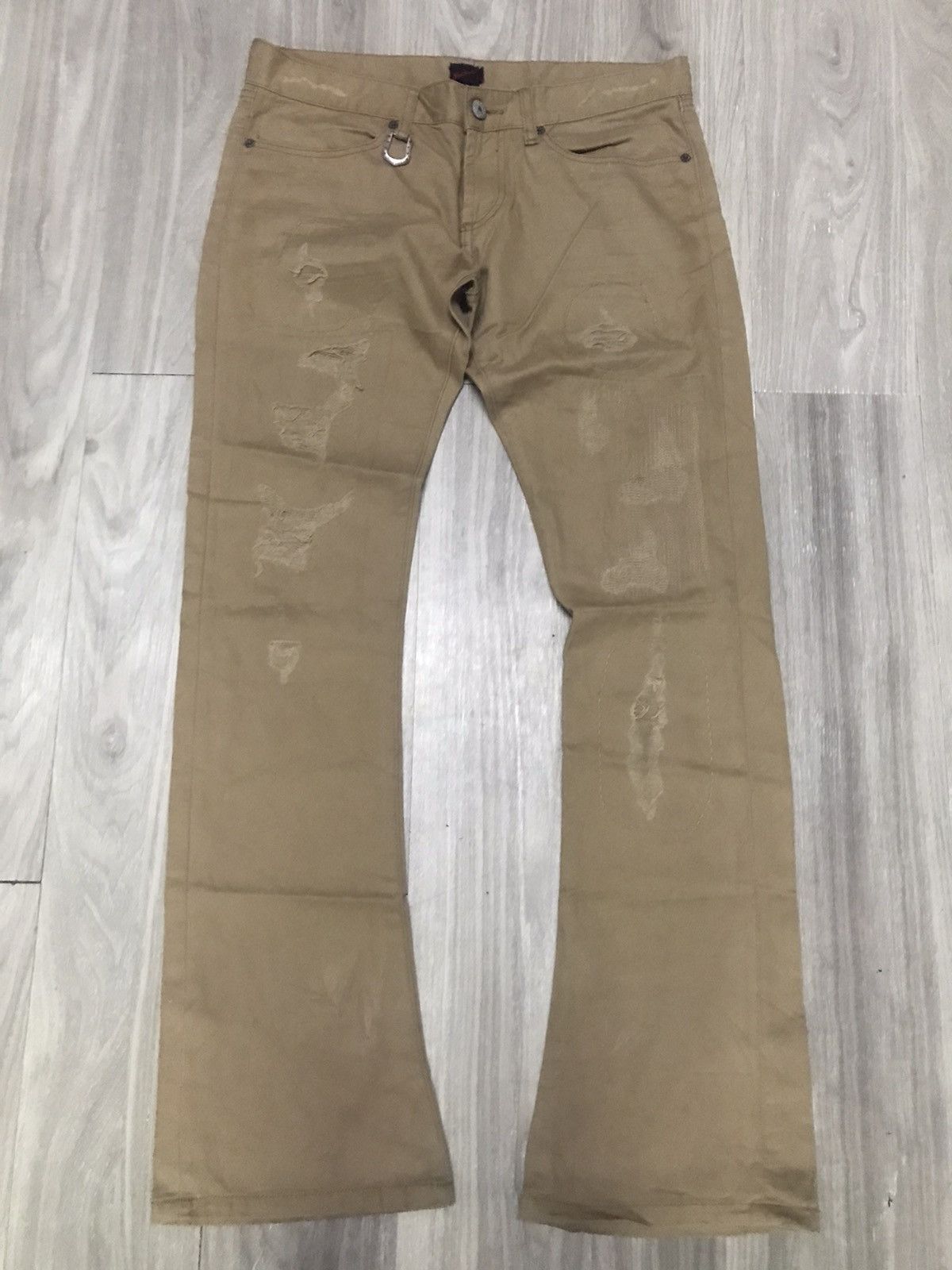JACKROSE JACKROSE Lowrise Flared Cotton Pants Size US 29 - 1 Thumbnail