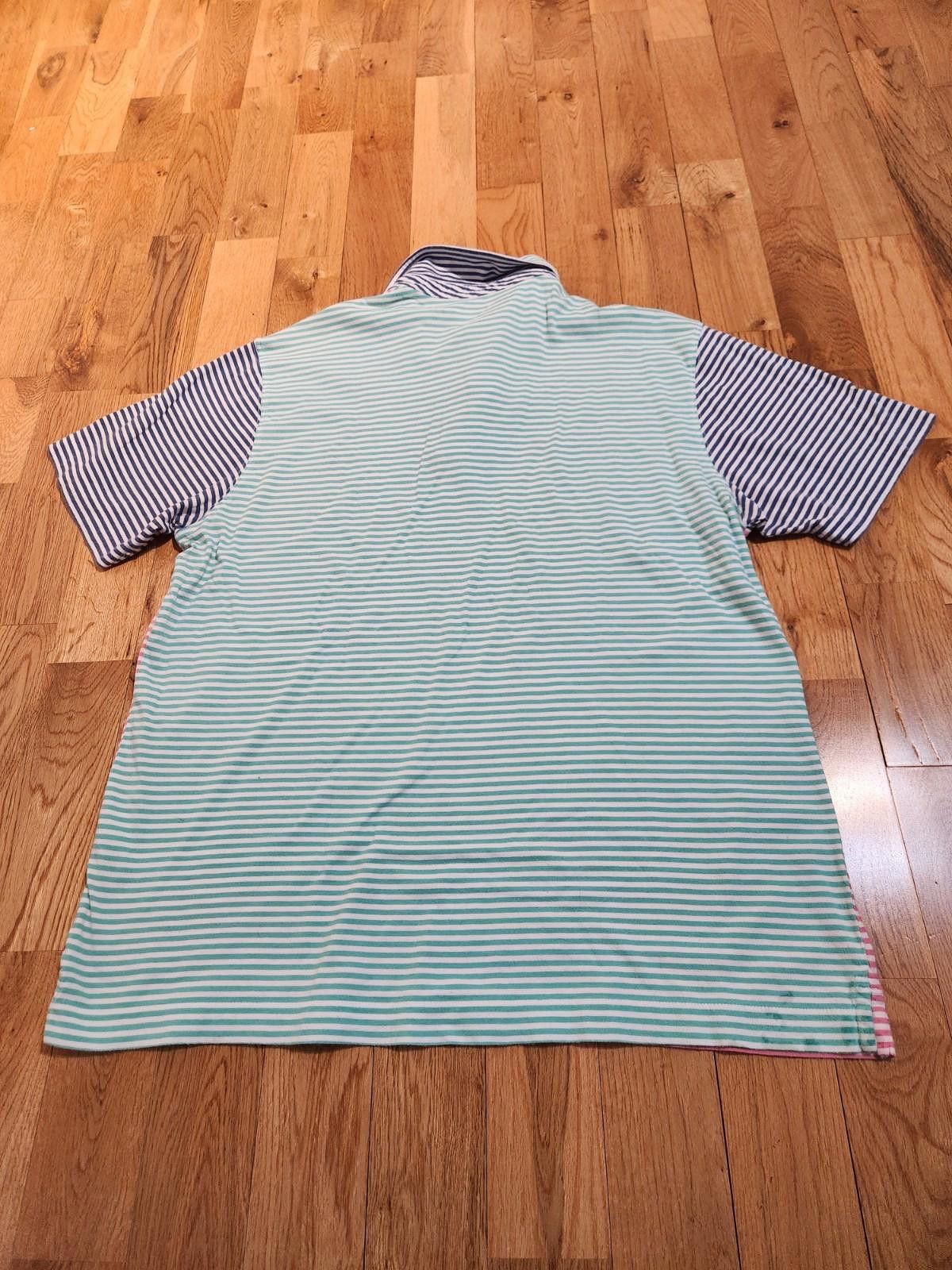 Vineyard Vines Vineyard Vines Classic Fit Polo Shirt Striped Color Block M Size US M / EU 48-50 / 2 - 4 Thumbnail