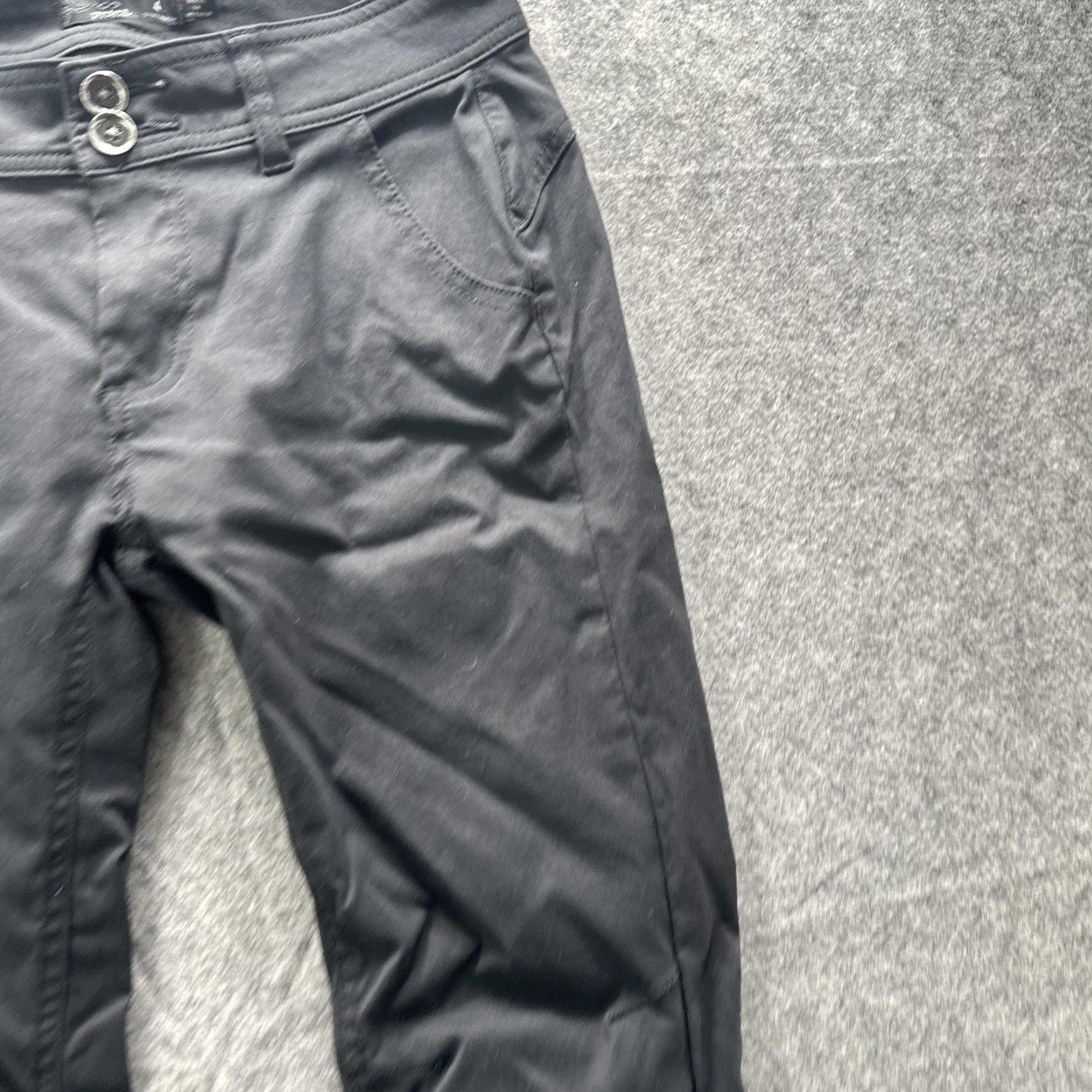 Prana PrAna Pants Womens 4 Short Black Nylon Stretch Hiking Outdoor Travel Utility Size 27" / US 4 / IT 40 - 6 Thumbnail
