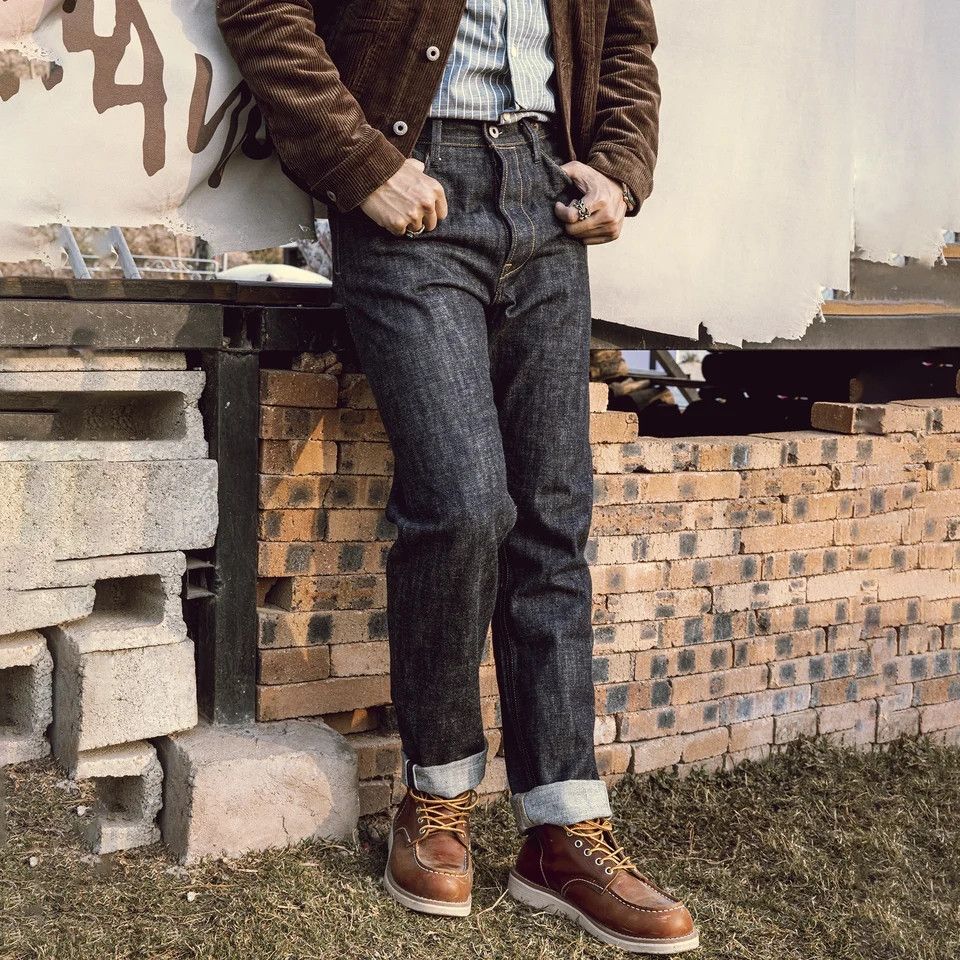 Selvage Sanforized Thick Row Denim Buckle