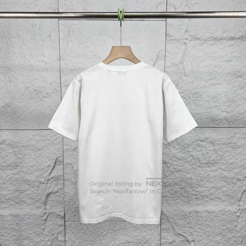 Burberry Burberry White Cotton Men's T. Size US L / EU 52-54 / 3 - 2 Thumbnail
