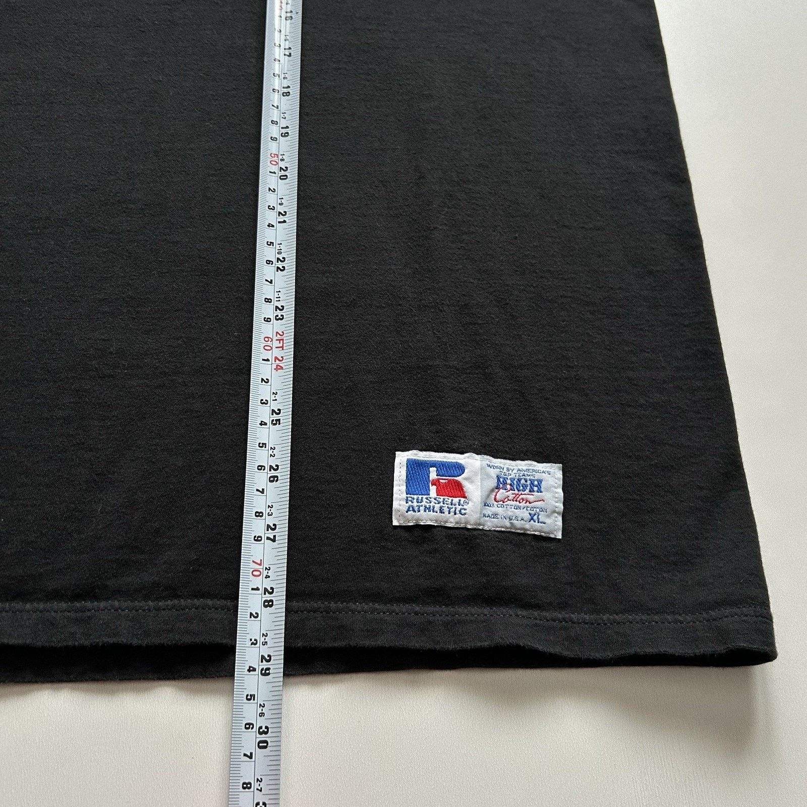 Russell Athletic Vintage Russell Athletic Mock Long Sleeve Shirt XL Black 90s Size US XL / EU 56 / 4 - 6 Thumbnail