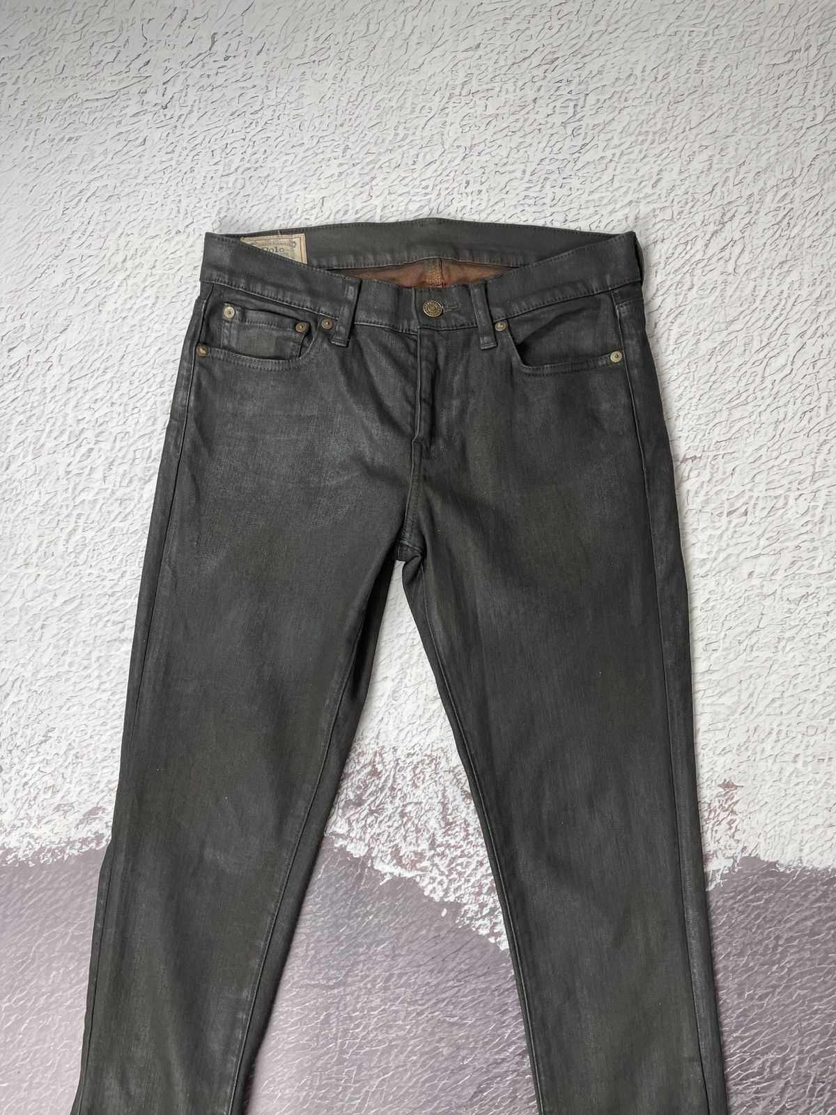 Polo Ralph Lauren Polo Ralph Lauren Talon zipper waxed style jeans pants Size 29" - 7 Thumbnail