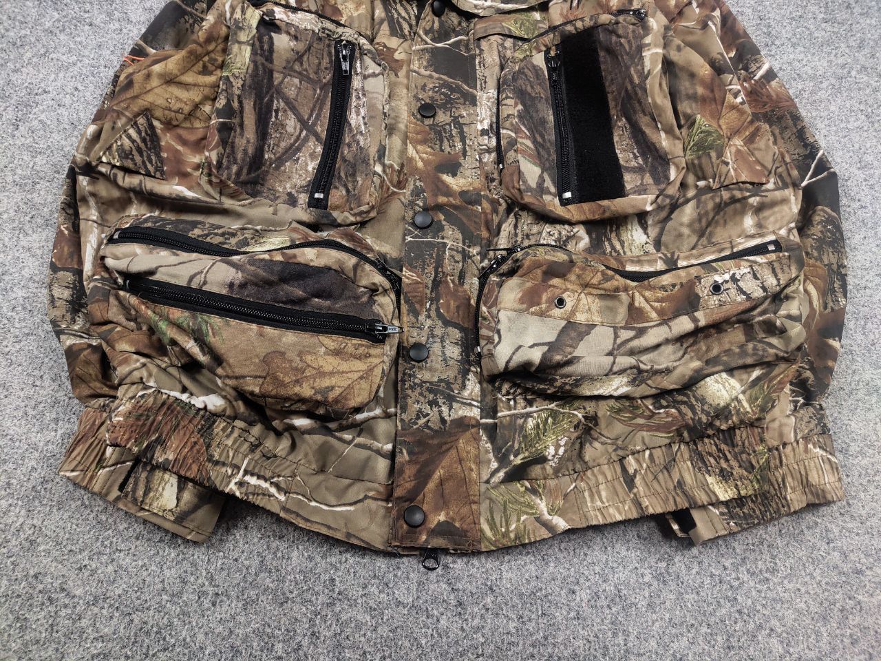 Realtree Vintage Realtree Cargo Pocket Zip Military Y2k Style Jacket Size US M / EU 48-50 / 2 - 7 Thumbnail