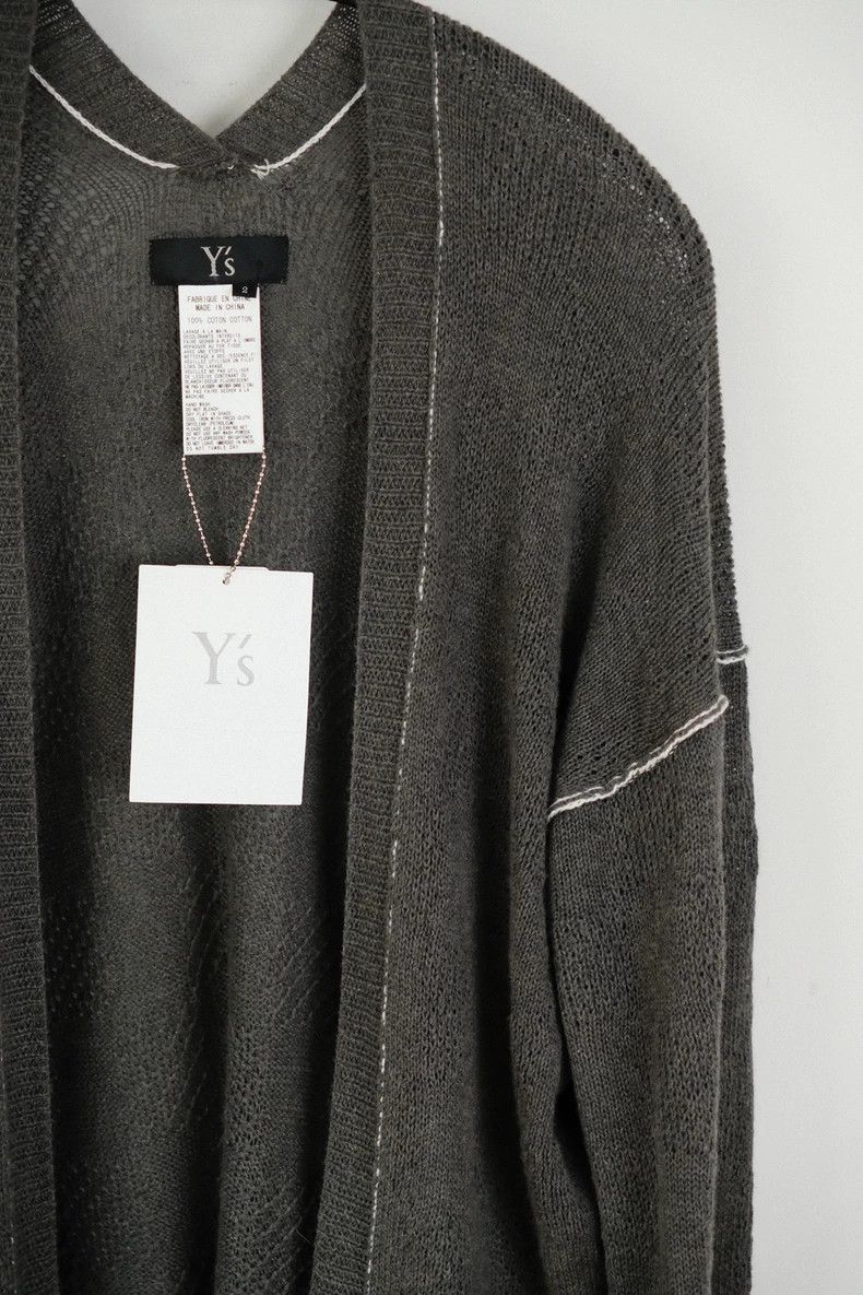 Y's Y's 16 SS vintage carbon grey draped cardigan shirt Size M / US 6-8 / IT 42-44 - 5 Thumbnail