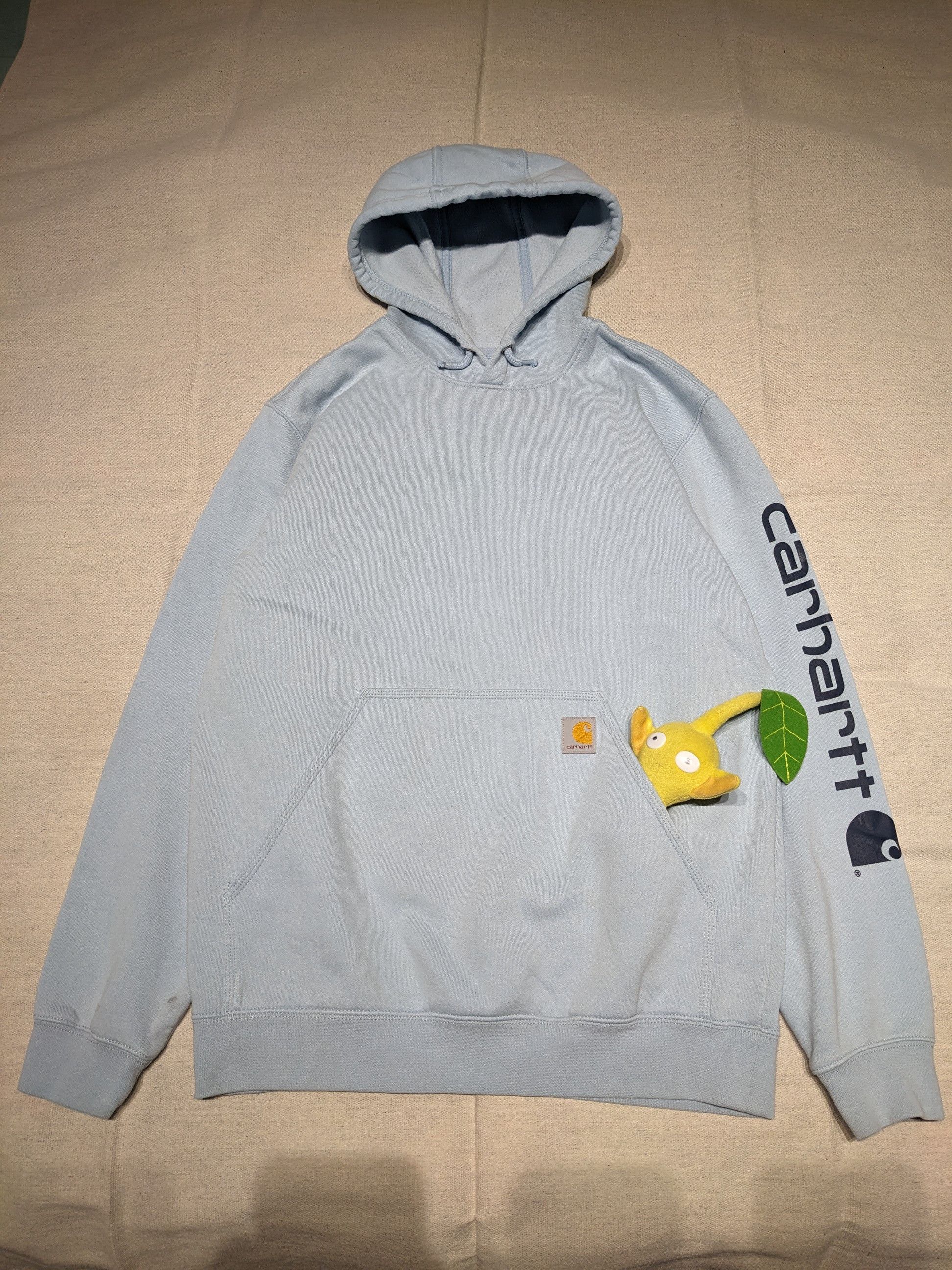 Carhartt Carhartt Baby Blue hoodie mens M Size US M / EU 48-50 / 2 - 1 Thumbnail